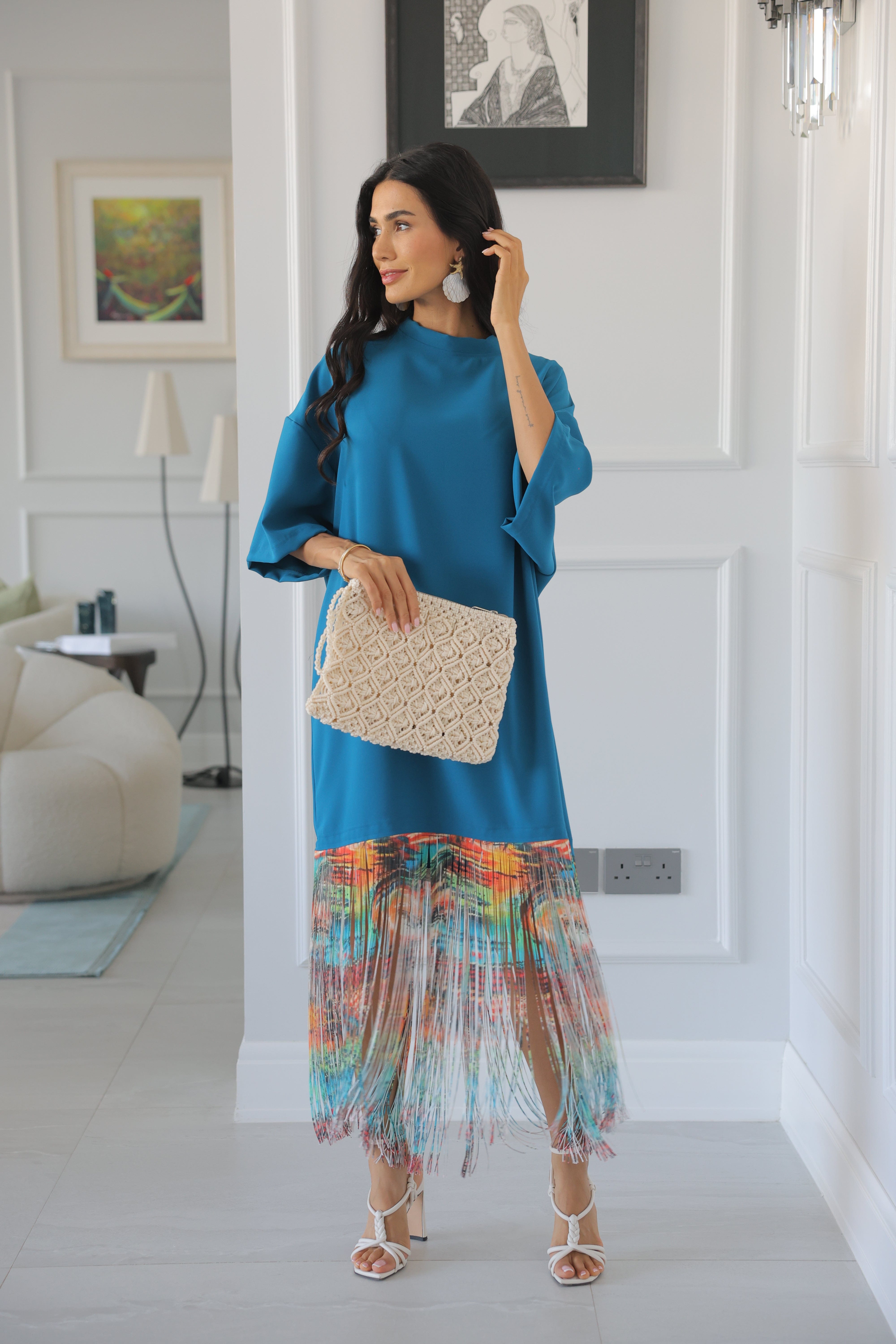 HL Studio Drift Dress Ocean Ink