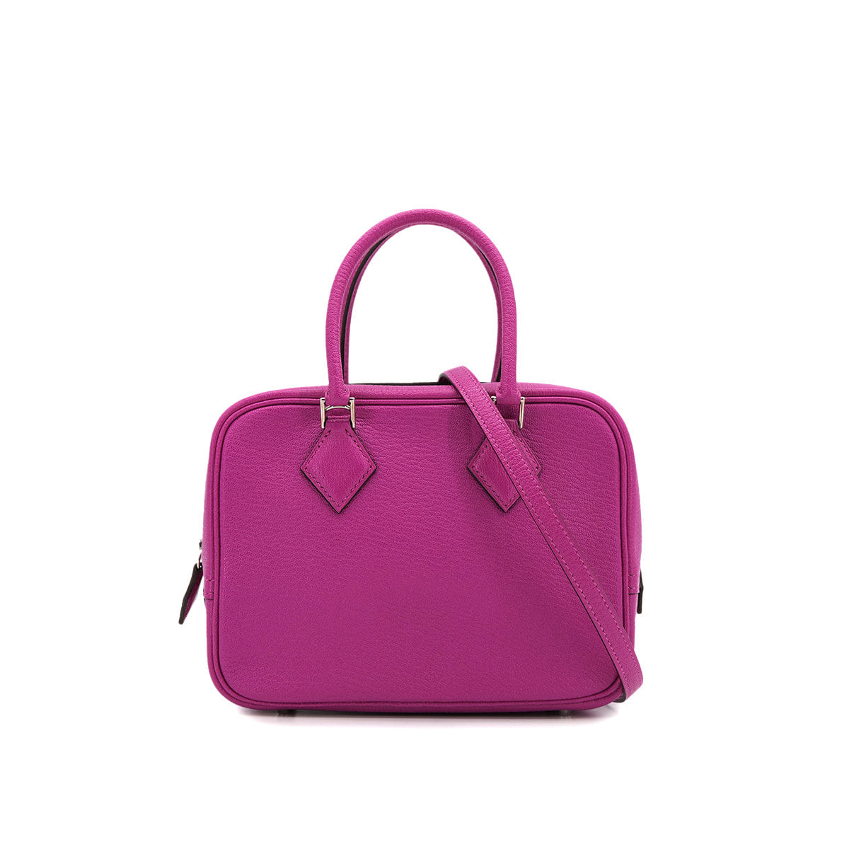 HERMES PLUME2 MINI ROSE PURPLE CHEVRE HAND SHOULDER BAG 2017 A STAMP PALLADIUM HARDWARE 90323192