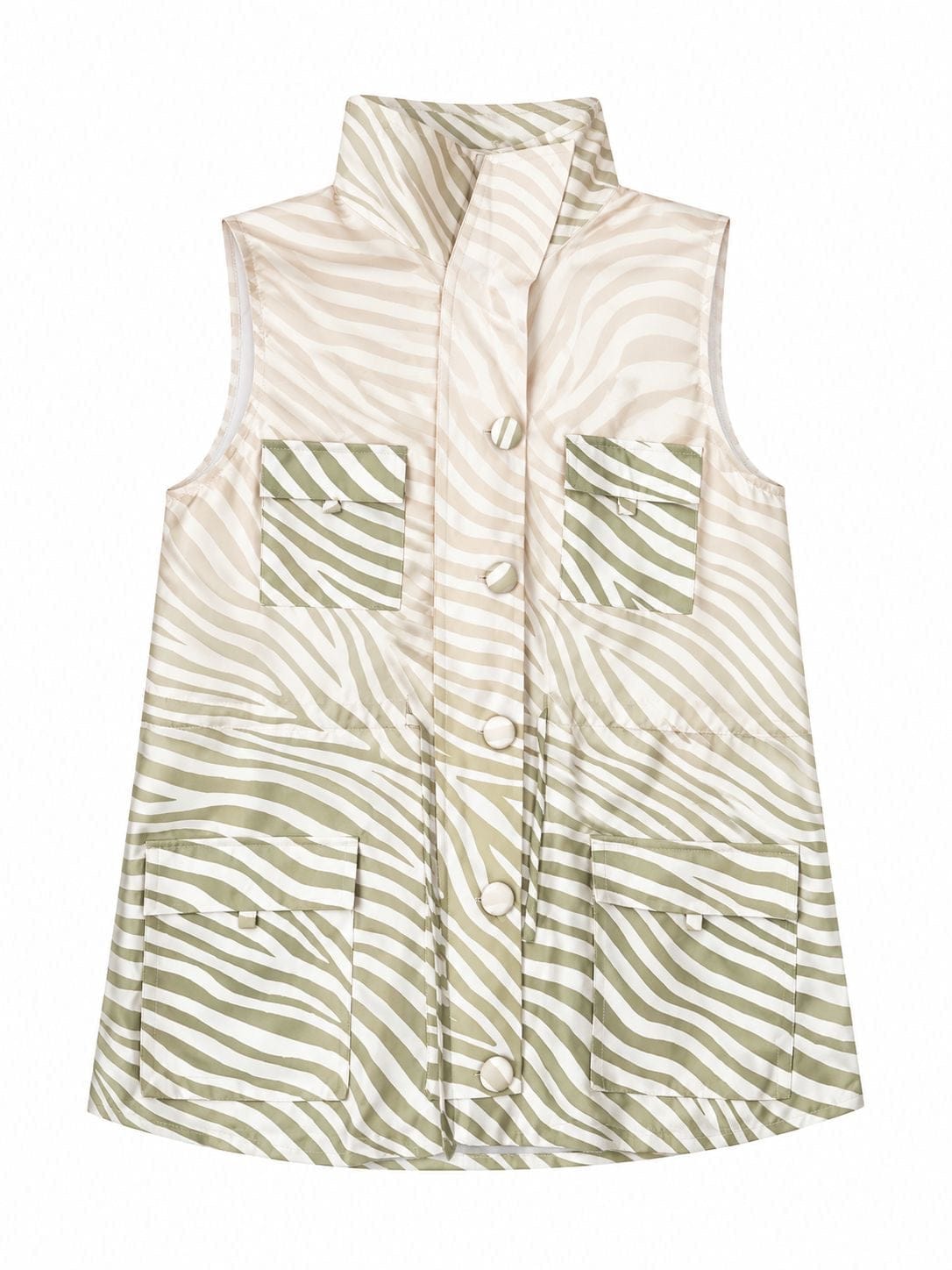 Maison Clad JACKET HIKKAI ZEBRA OLIVE GRADIENT MCL12042