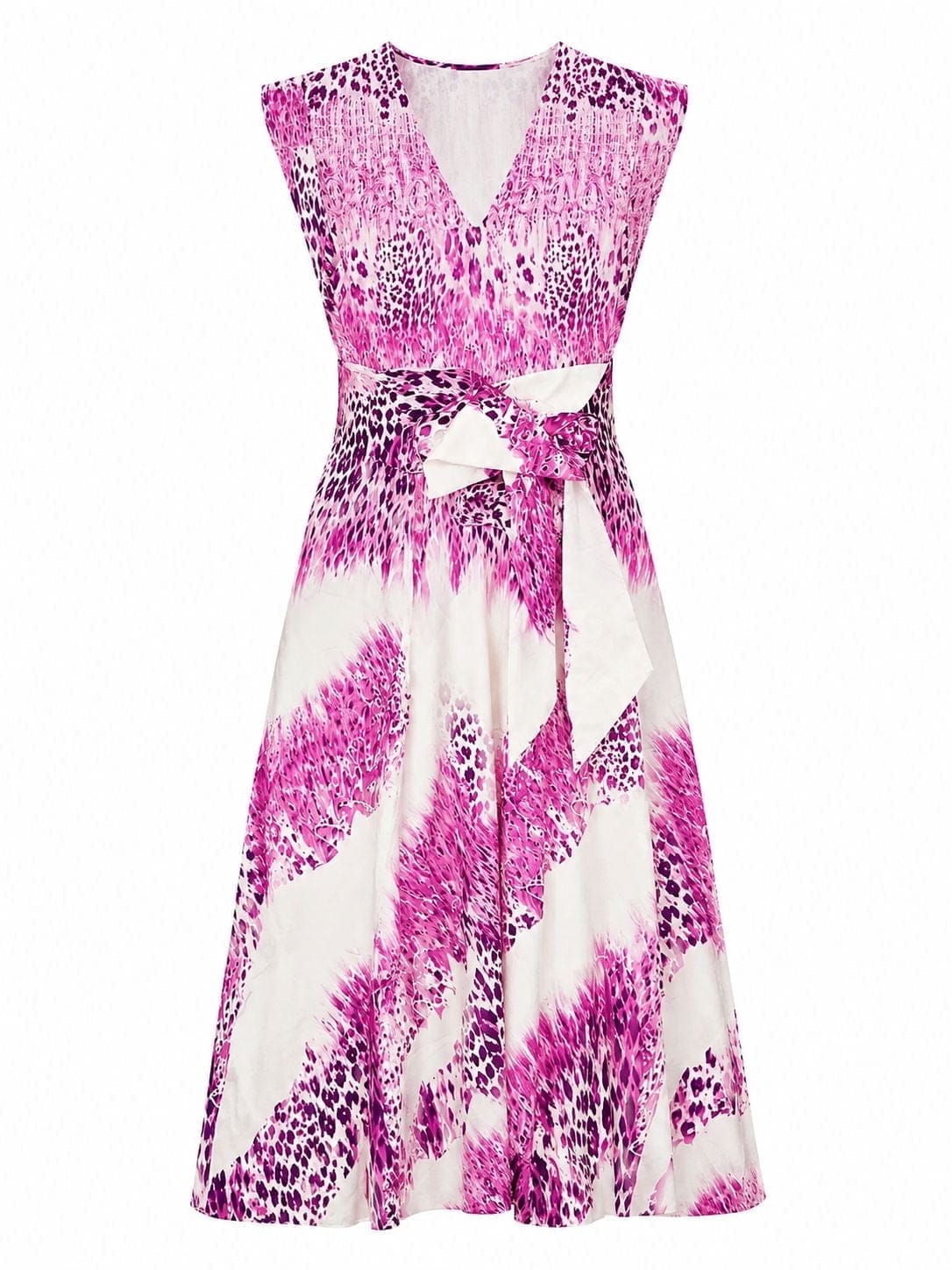Maison Clad DRESS EMMA LEO GRADIENT PURPLE MCL12033