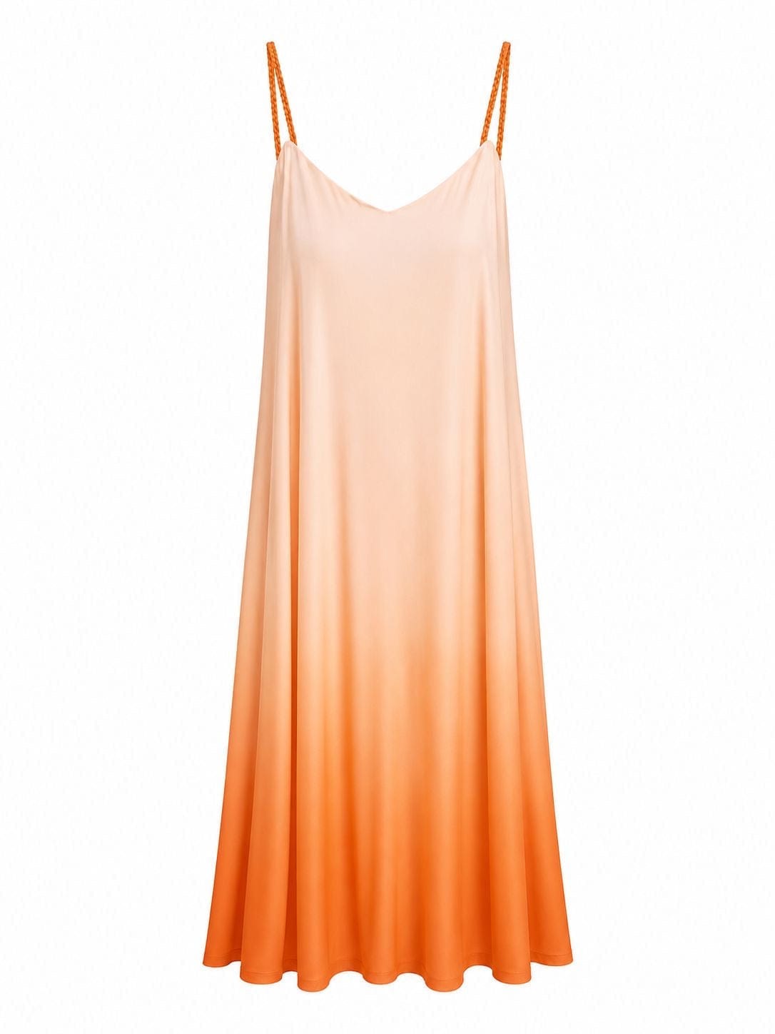 Maison Clad DRESS STRAP GRADIENT ORANGE WHITE MCL11836