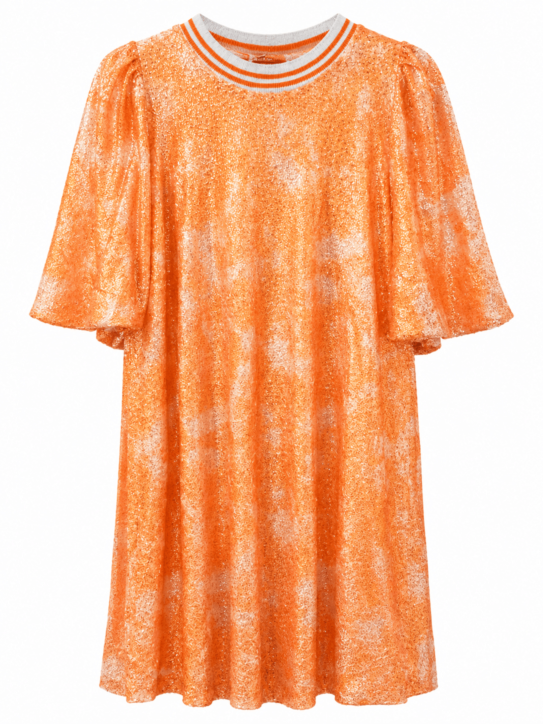 Maison Clad DRESS SEQUINS ORANGE MCL11959