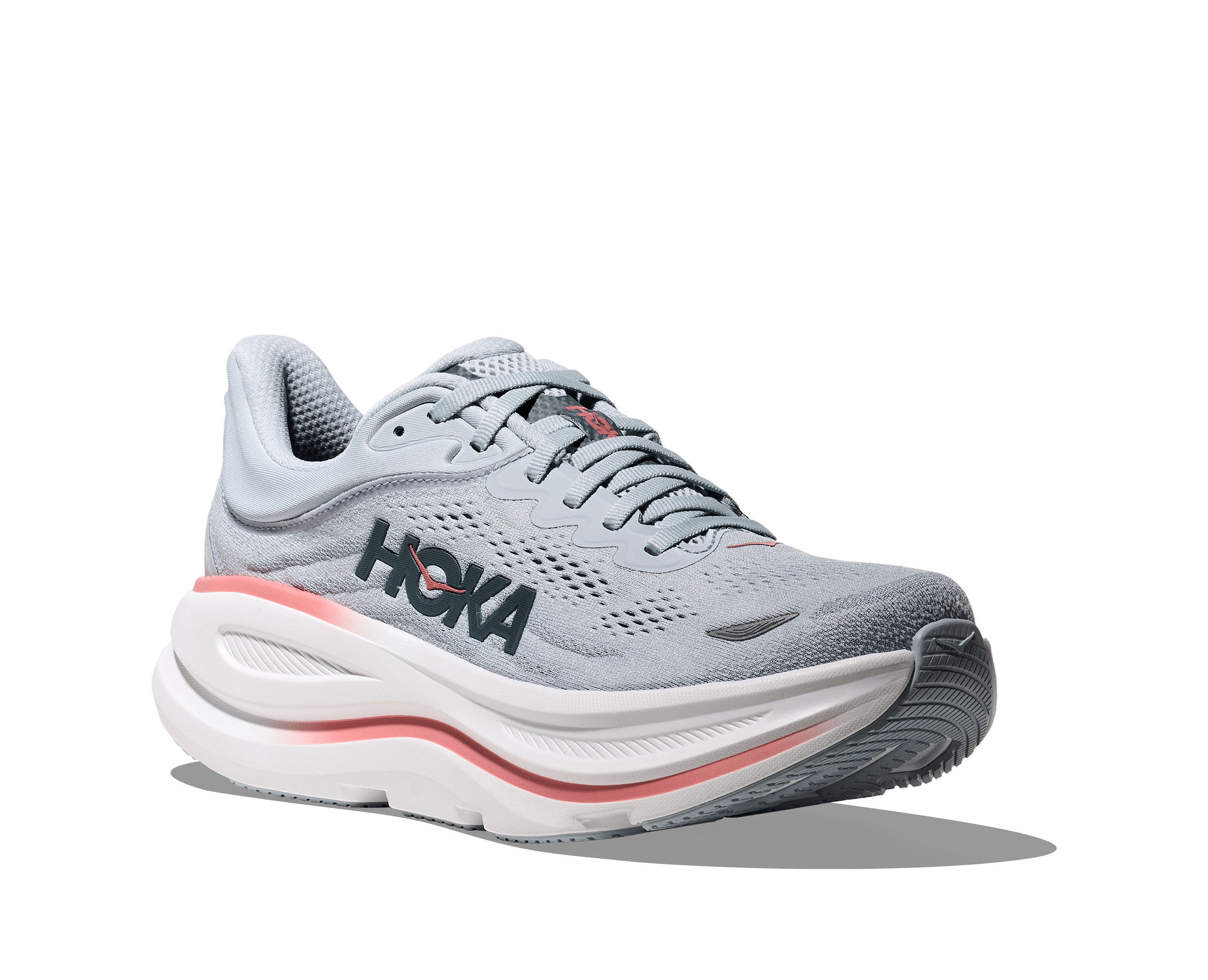Hoka Bondi 9 Womens Shoes Color: Mineral Blue/Washed Blue Style: 1162012-MBLW