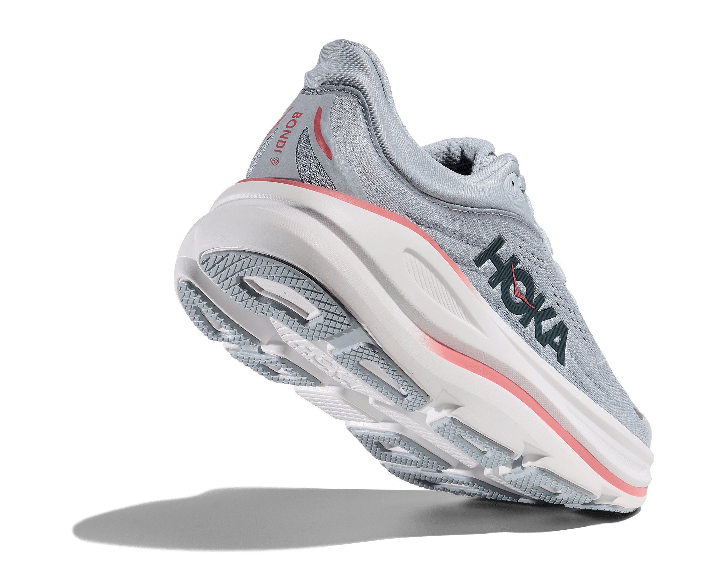 Hoka Bondi 9 Womens Shoes Color: Mineral Blue/Washed Blue Style: 1162012-MBLW