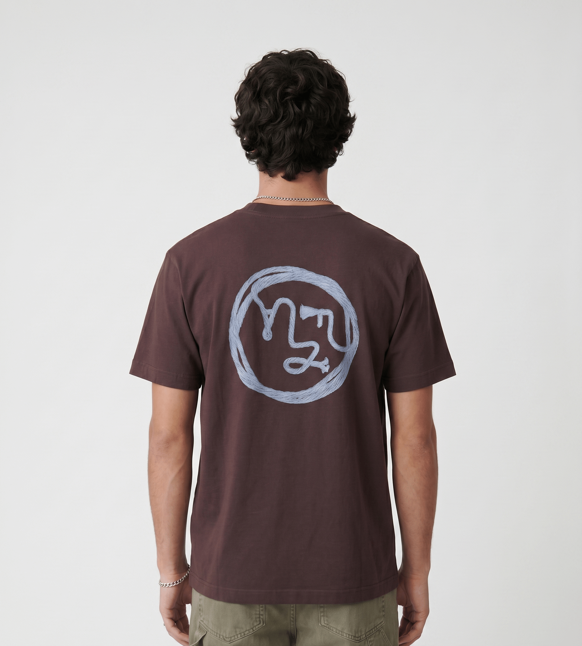 OLAF Lasso Face Tee Chocolateplum