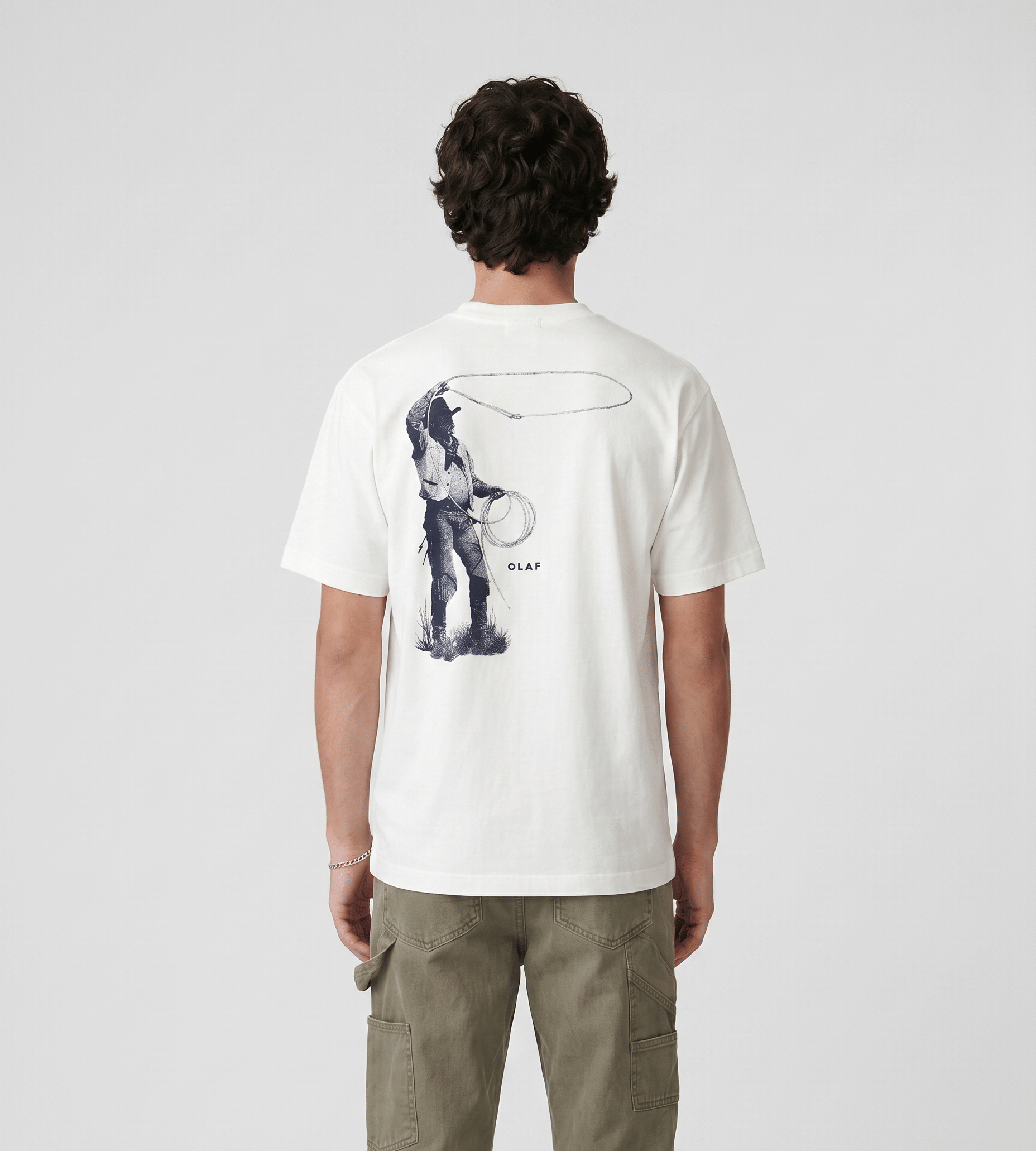 OLAF Cowboy Tee Opticalwhite