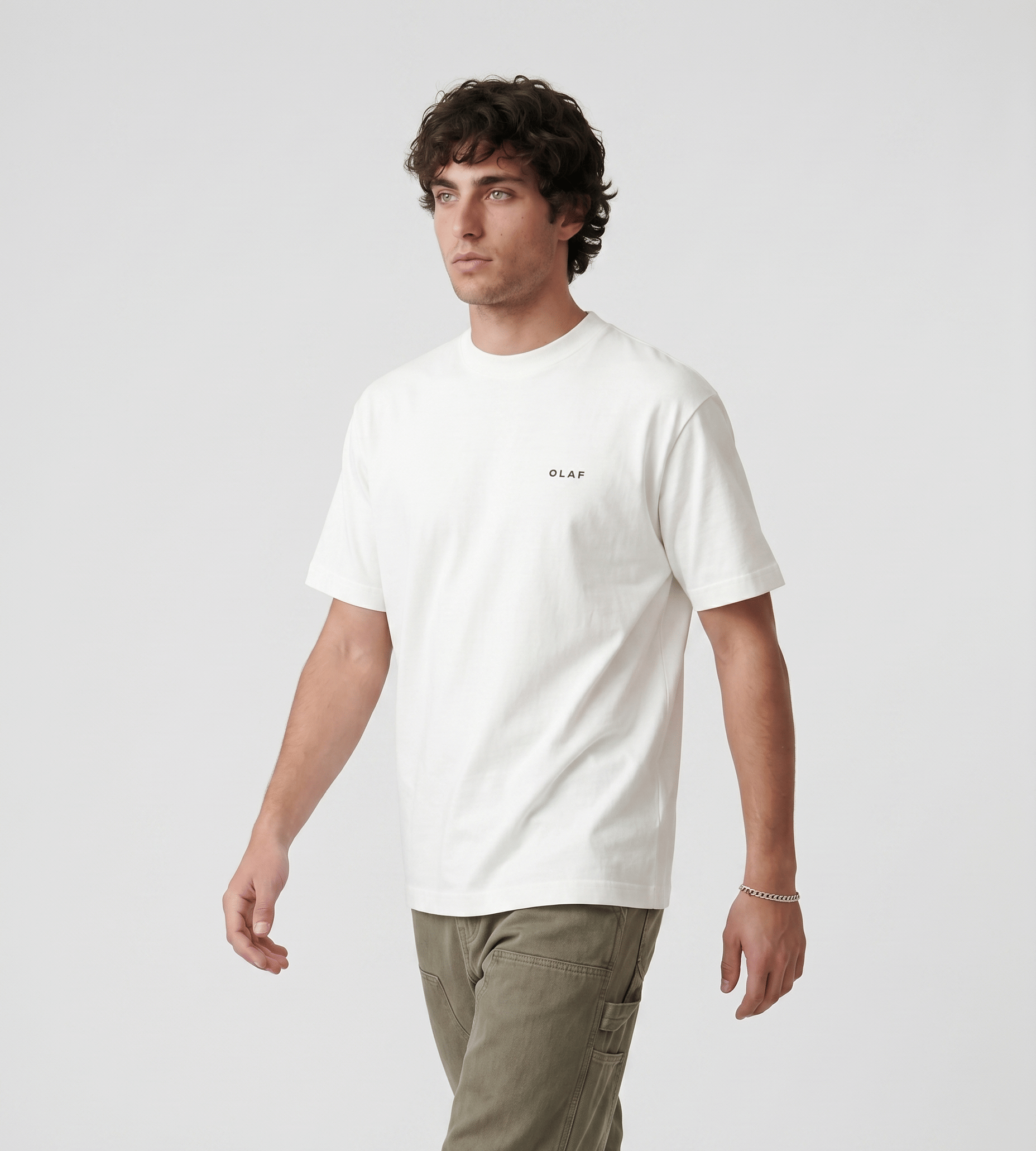 OLAF Cowboy Tee Opticalwhite