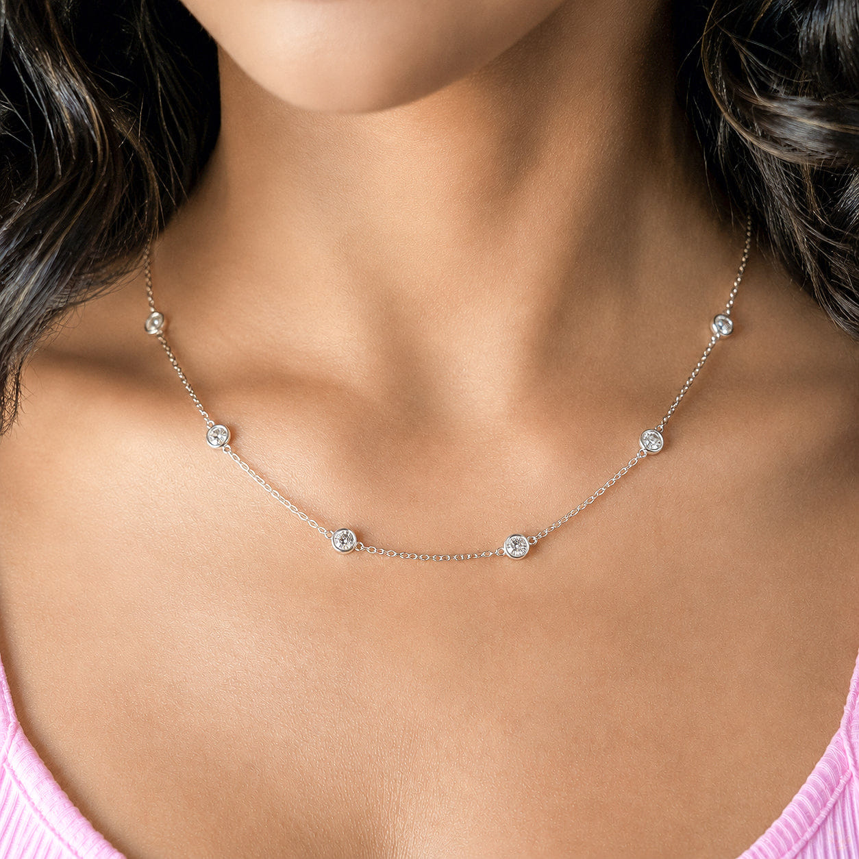 MANUFACTURER 51 Lab Grown Diamond Necklace - 2.01 carat