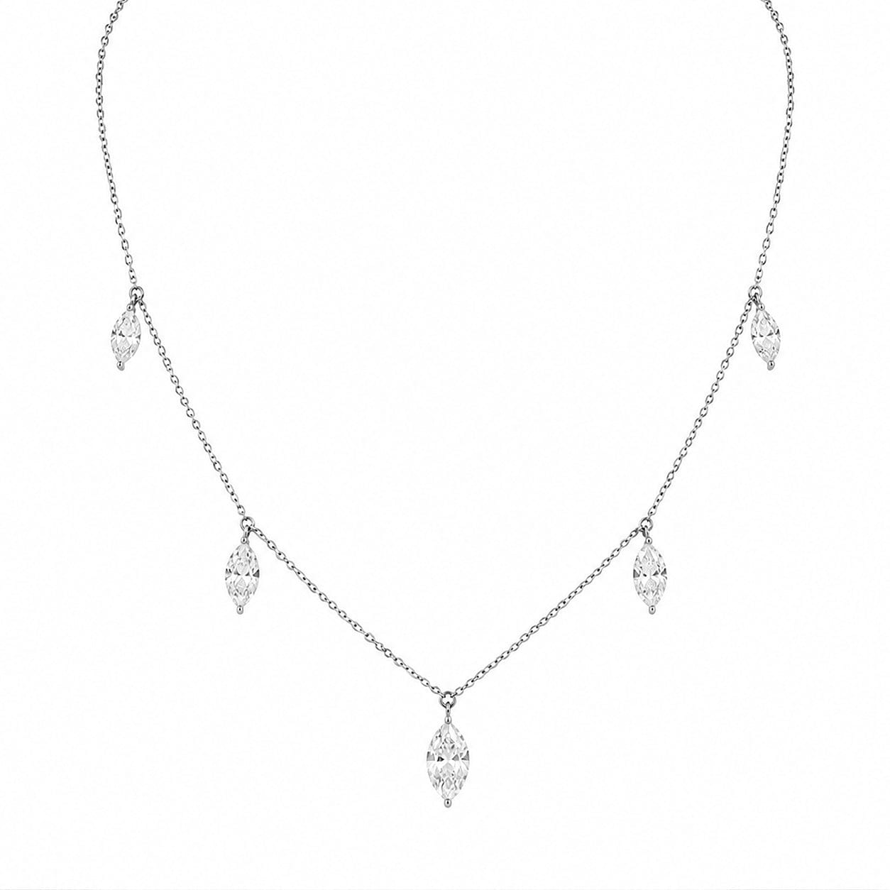 MANUFACTURER 51 Lab Grown Diamond Necklace - 4.35 carat