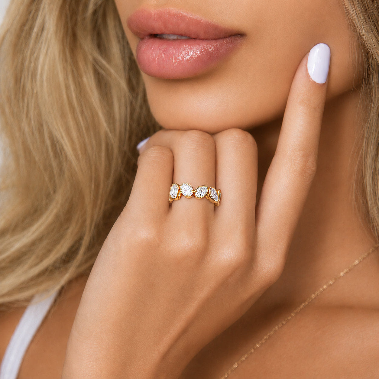MANUFACTURER 51 Lab Grown Diamond Eternity Ring - 5.87 carat