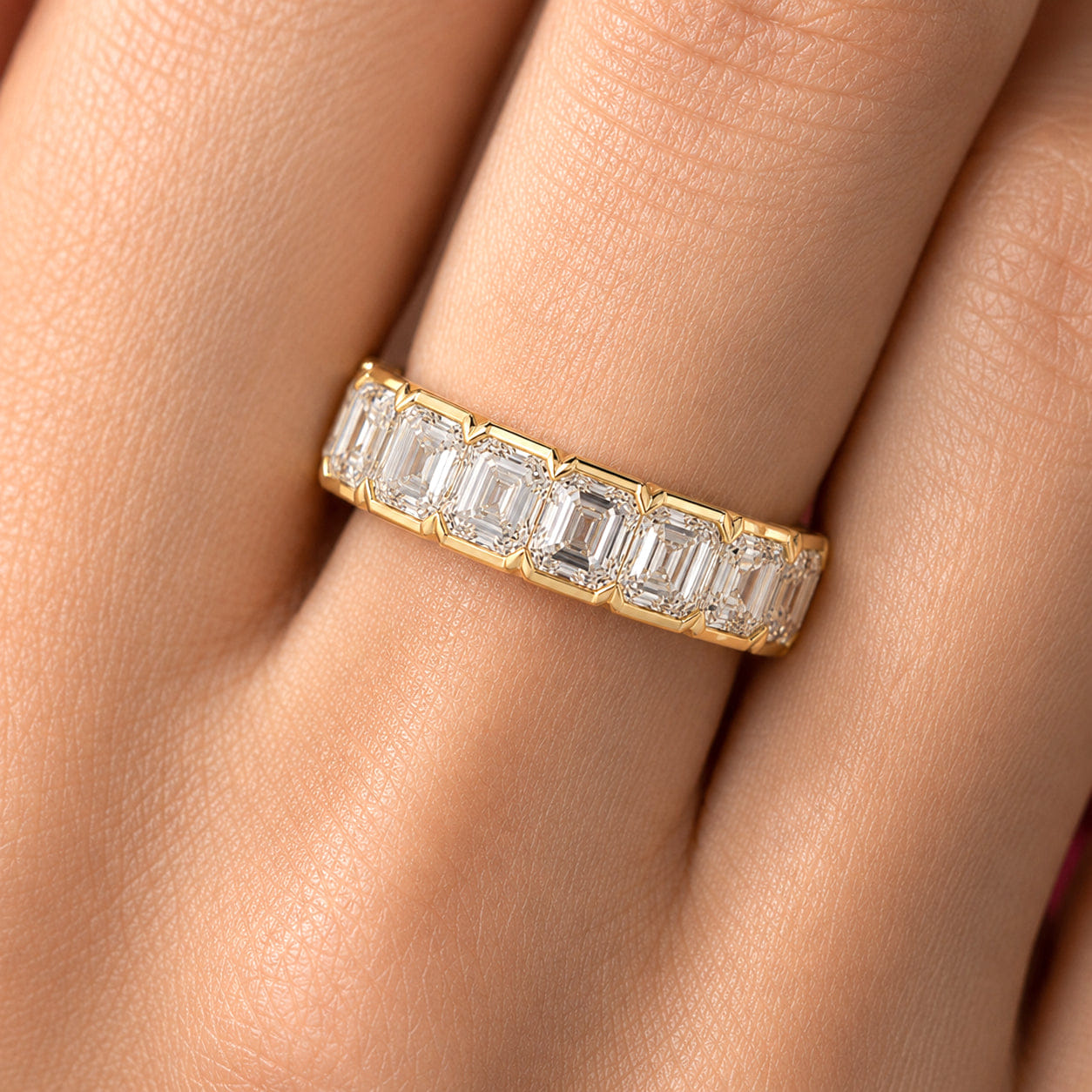 MANUFACTURER 51 Lab Grown Diamond Eternity Ring - 7.34 carat