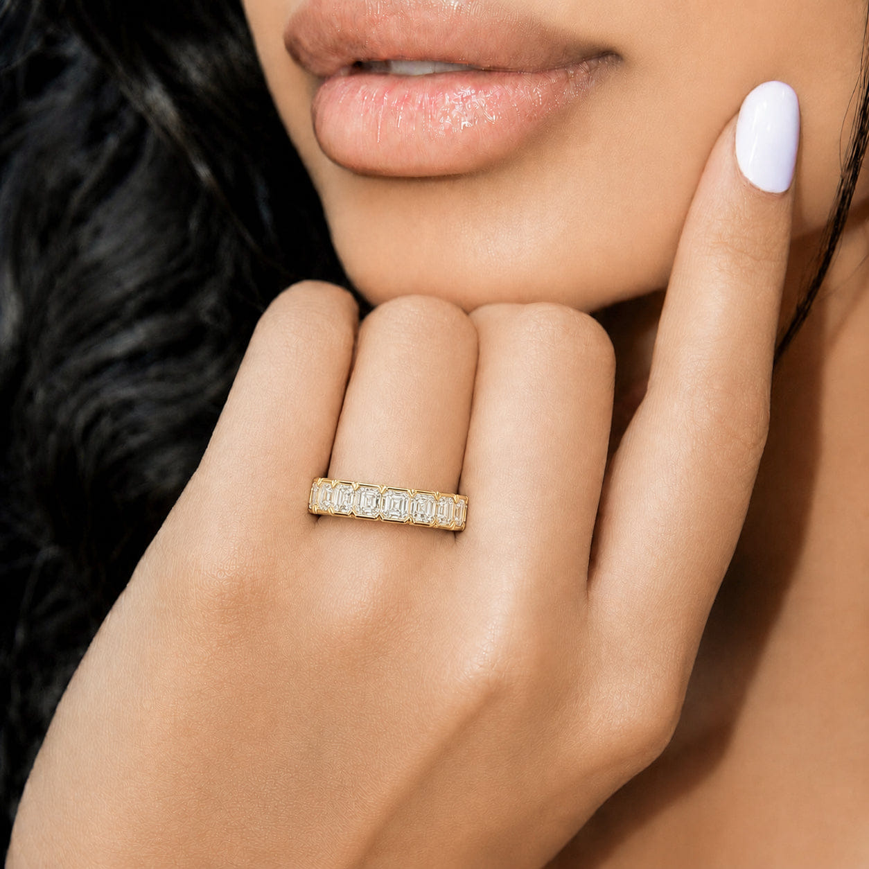 MANUFACTURER 51 Lab Grown Diamond Eternity Ring - 7.34 carat