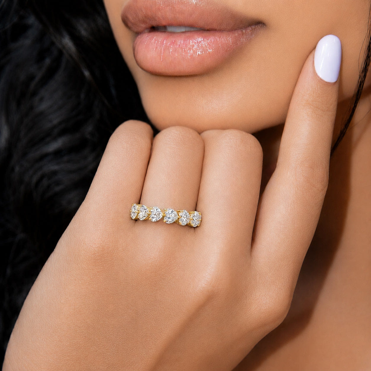 MANUFACTURER 51 Lab Grown Diamond Eternity Ring - 5.47 carat