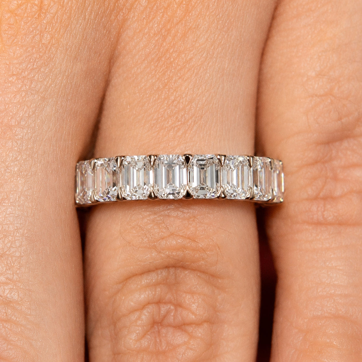 MANUFACTURER 51 Lab Grown Diamond Eternity Ring - 9.49 carat