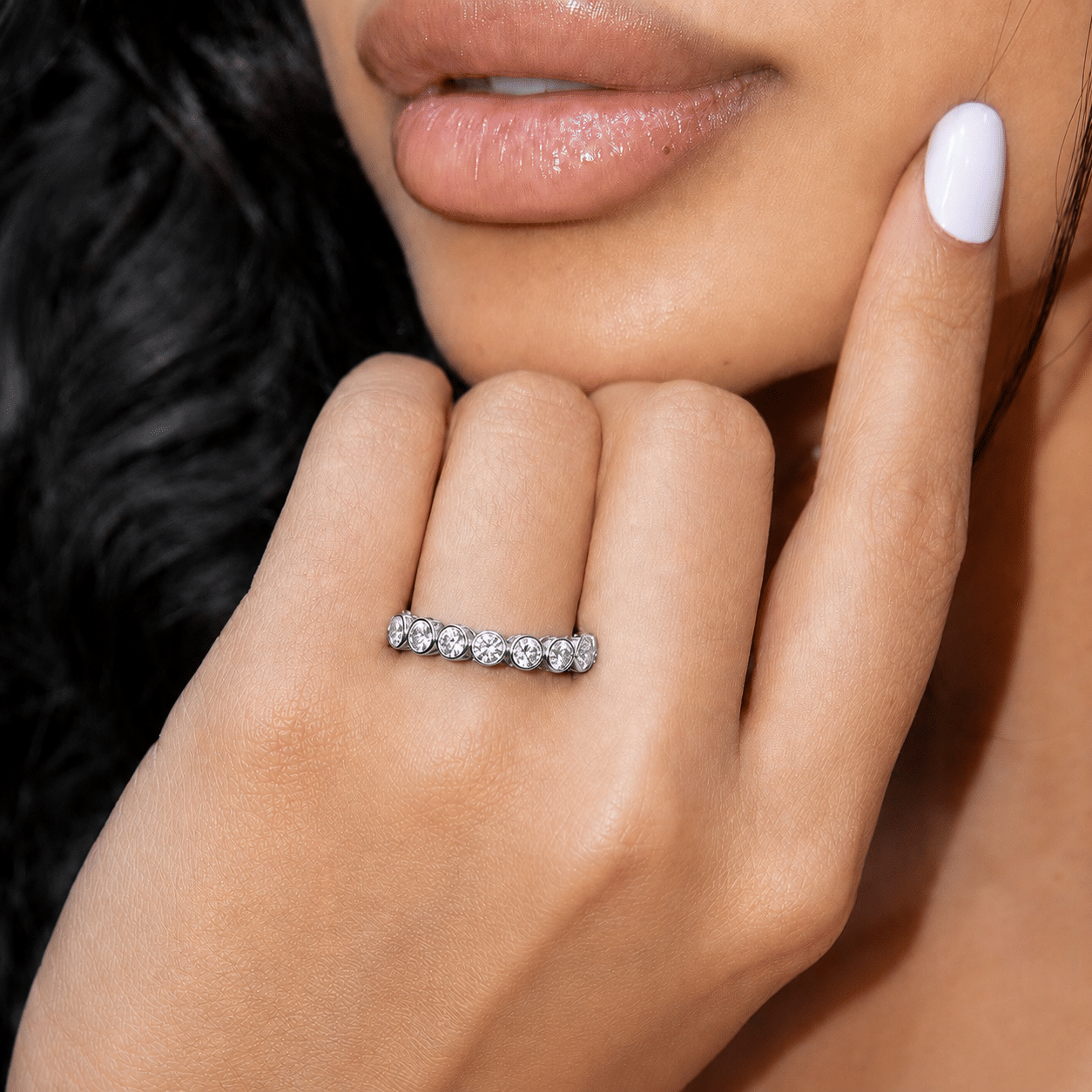 MANUFACTURER 51 Lab Grown Diamond Eternity Ring - 3.67 carat