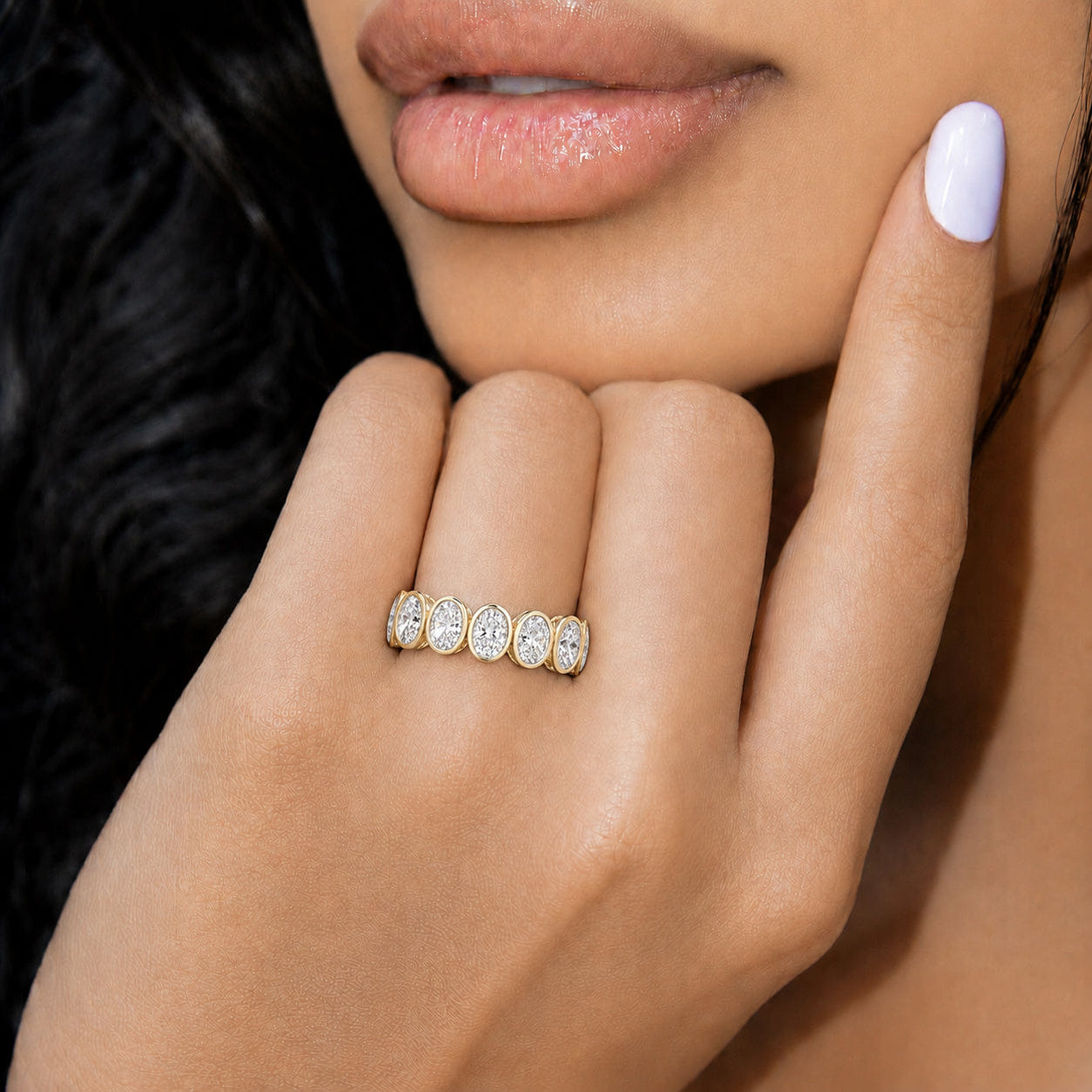 MANUFACTURER 51 Lab Grown Diamond Eternity Ring - 6.82 carat