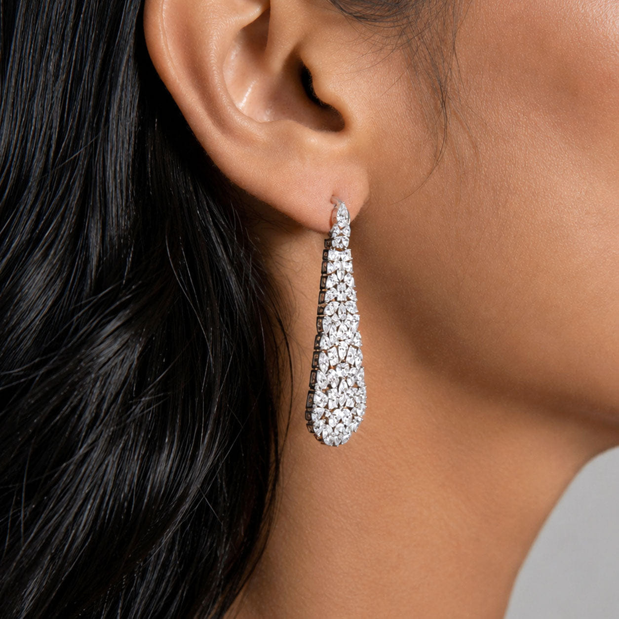 MANUFACTURER 51 Lab Grown Diamond Earrings - 41.23 carat