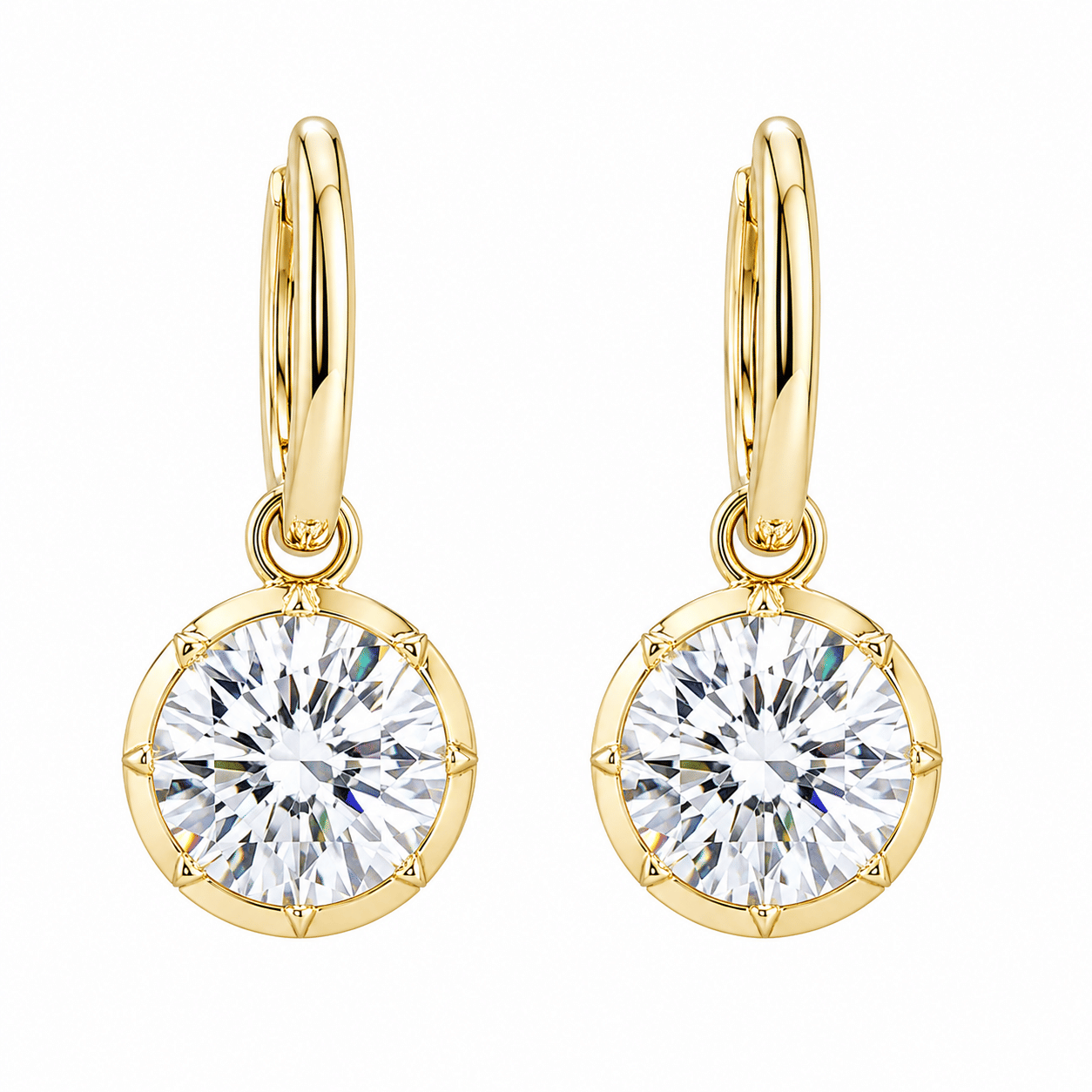 MANUFACTURER 51 Lab Grown Diamond Earrings - 6.07 carat