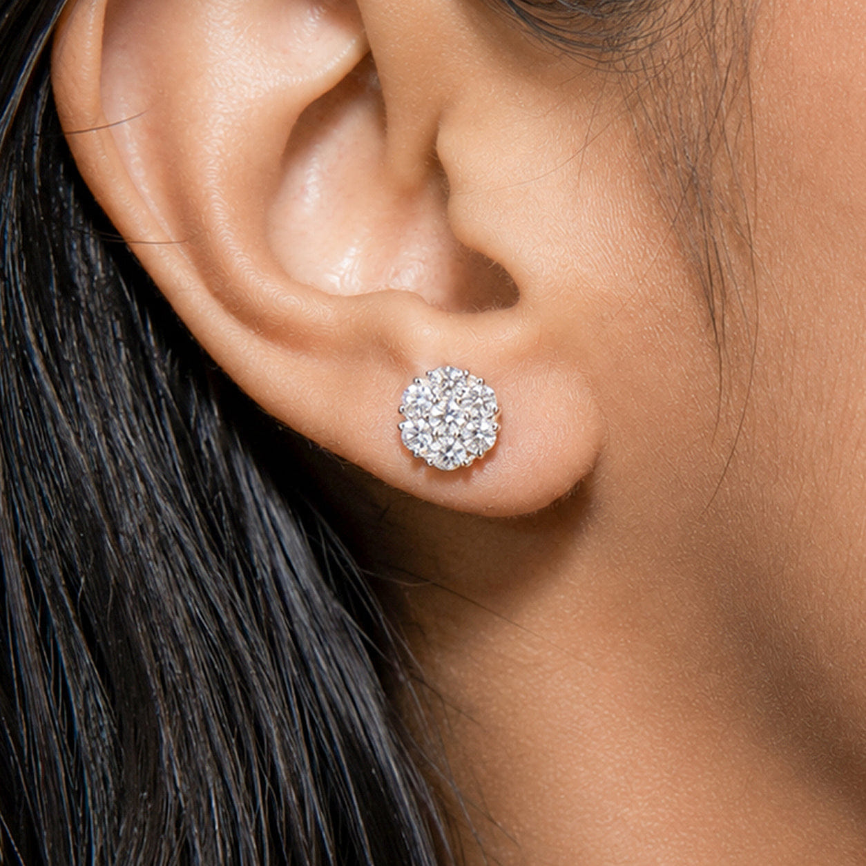 MANUFACTURER 51 Lab Grown Diamond Earrings - 2.06 carat