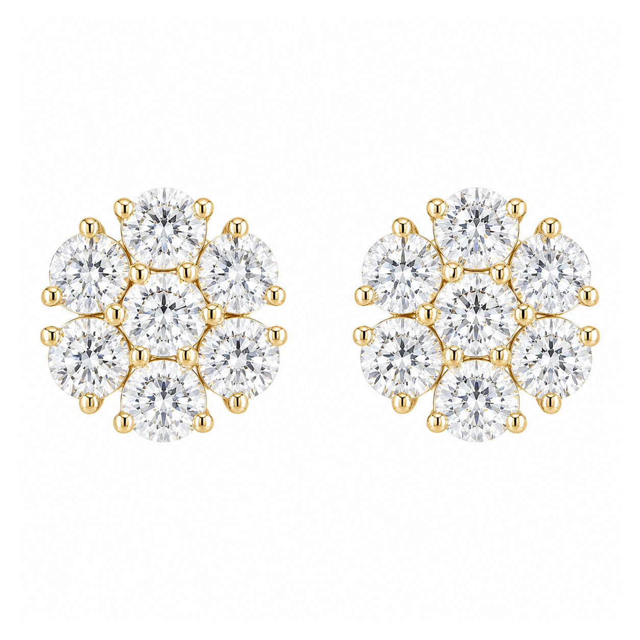 MANUFACTURER 51 Lab Grown Diamond Earrings - 2.06 carat
