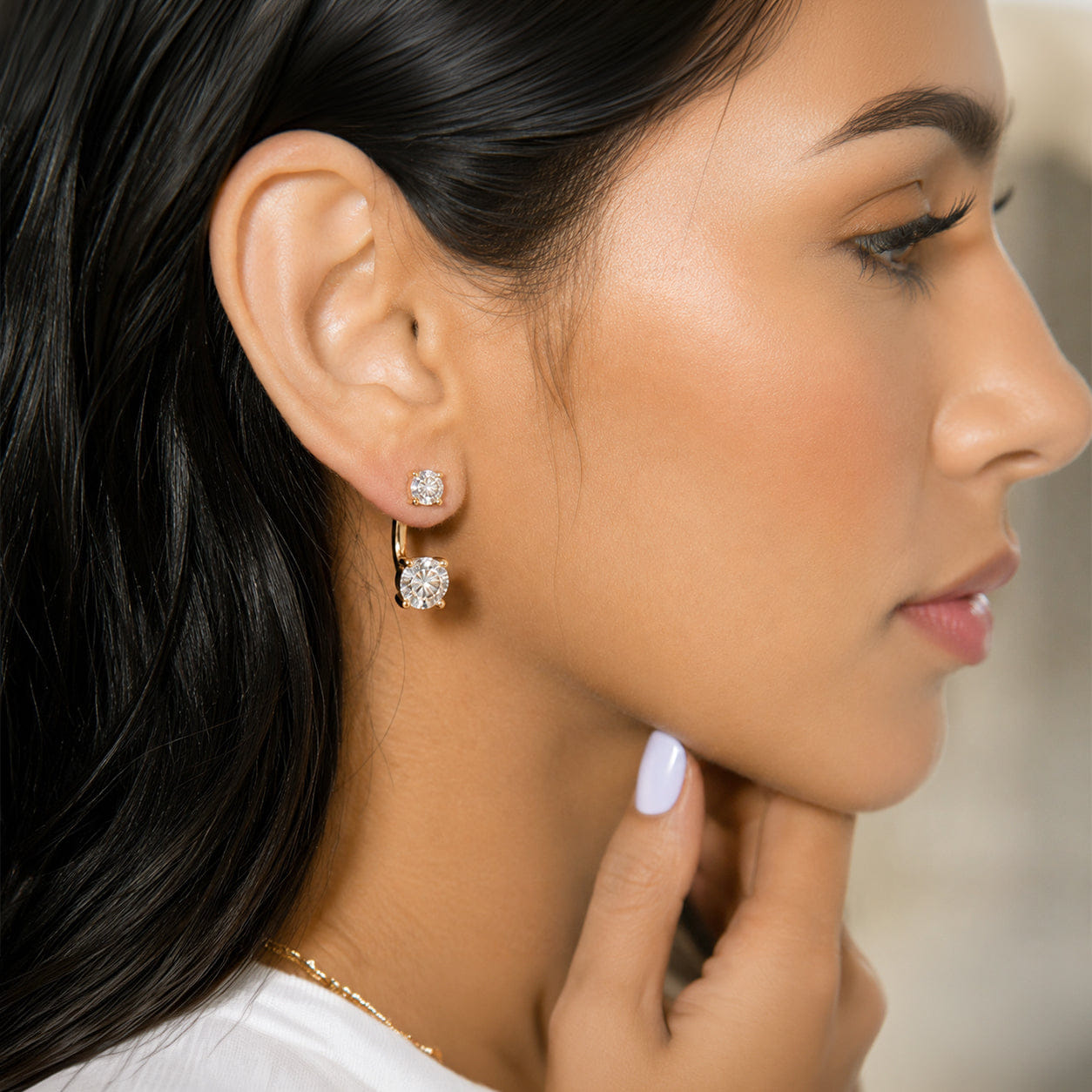 MANUFACTURER 51 Lab Grown Diamond Earrings - 0.74 carat