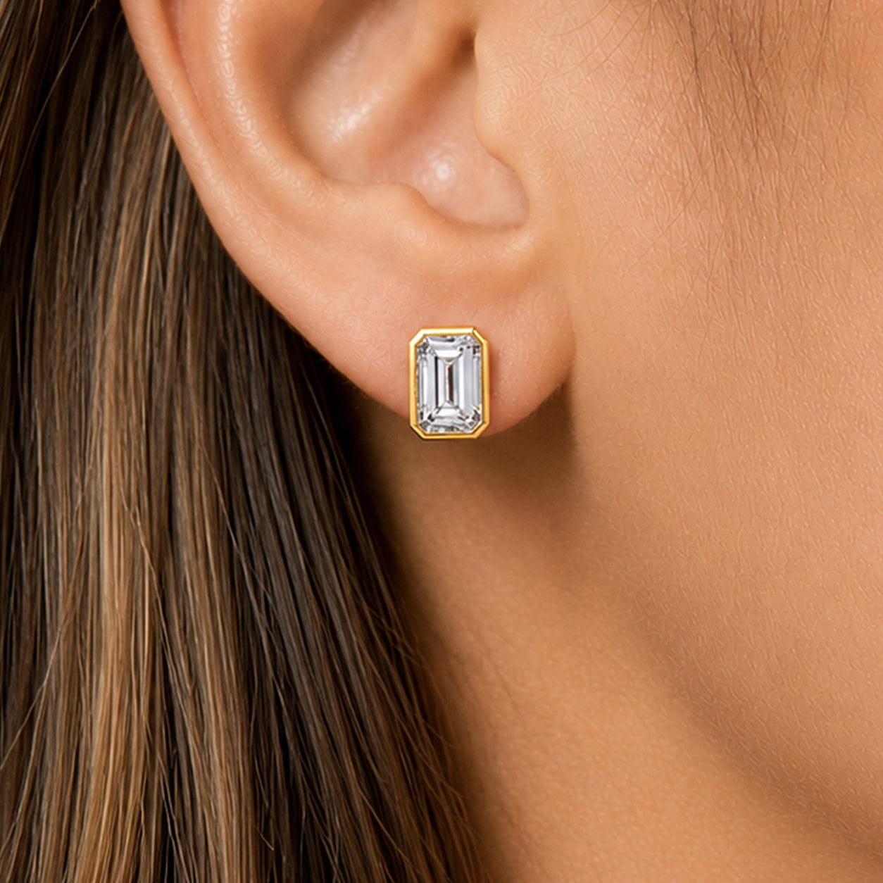 MANUFACTURER 51 Lab Grown Diamond Earrings - 4.09 carat