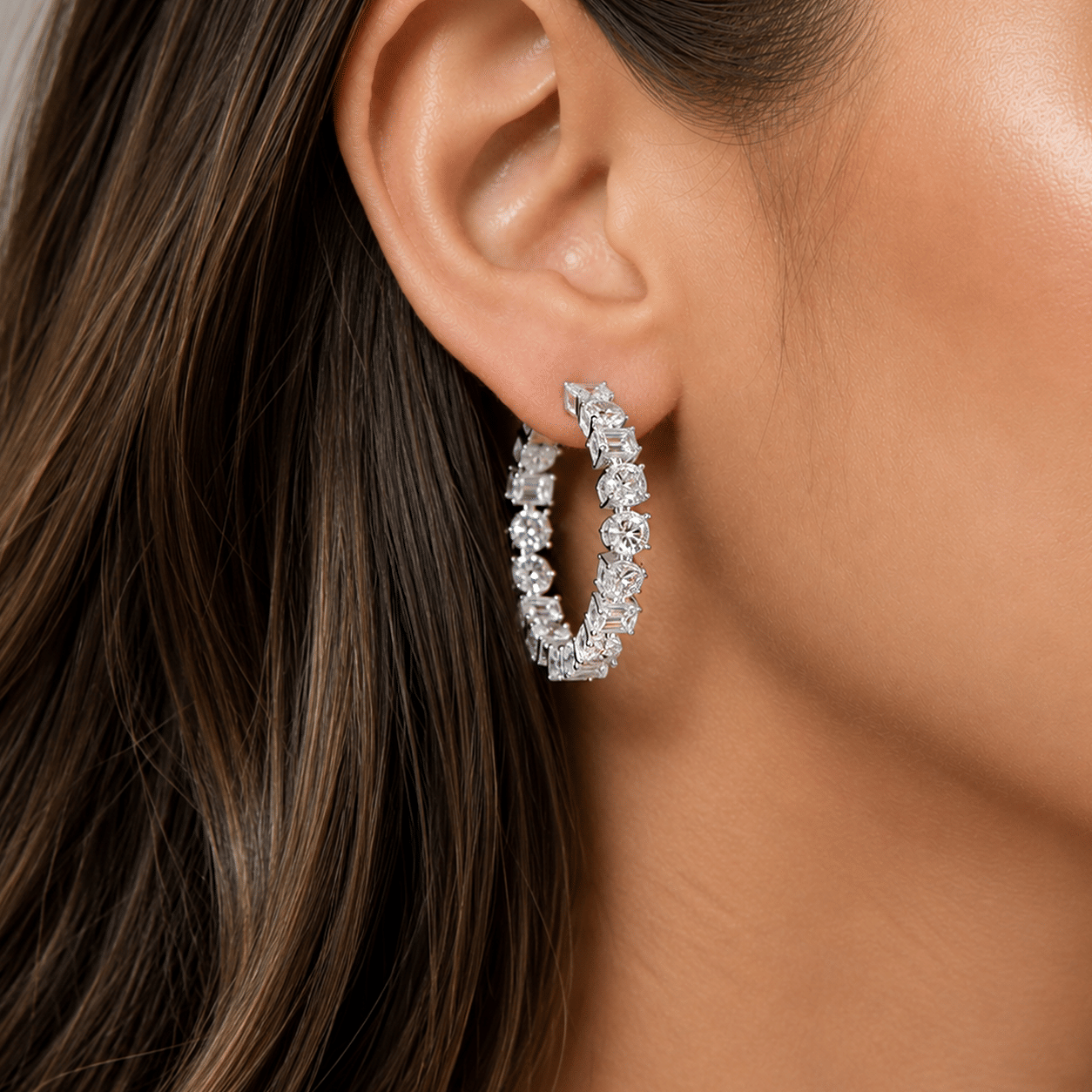 MANUFACTURER 51 Lab Grown Diamond Earrings - 11.28 carat