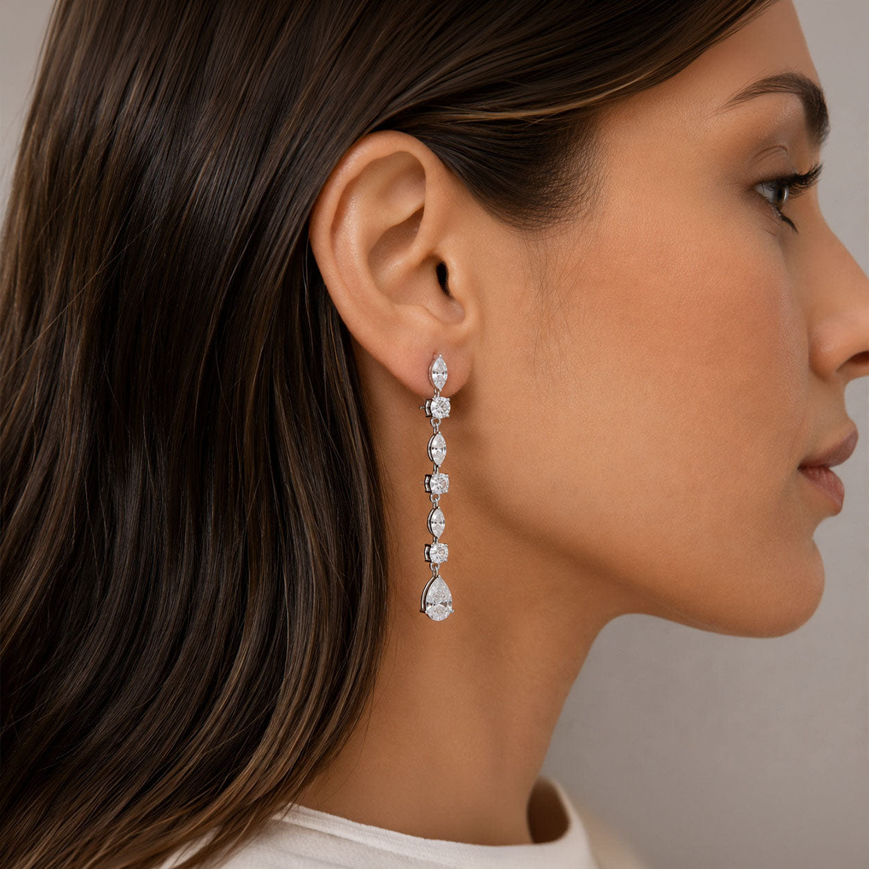 MANUFACTURER 51 Lab Grown Diamond Earrings - 5.66 carat