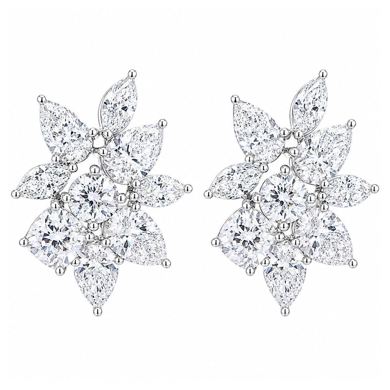 MANUFACTURER 51 Lab Grown Diamond Earrings - 8.57 carat