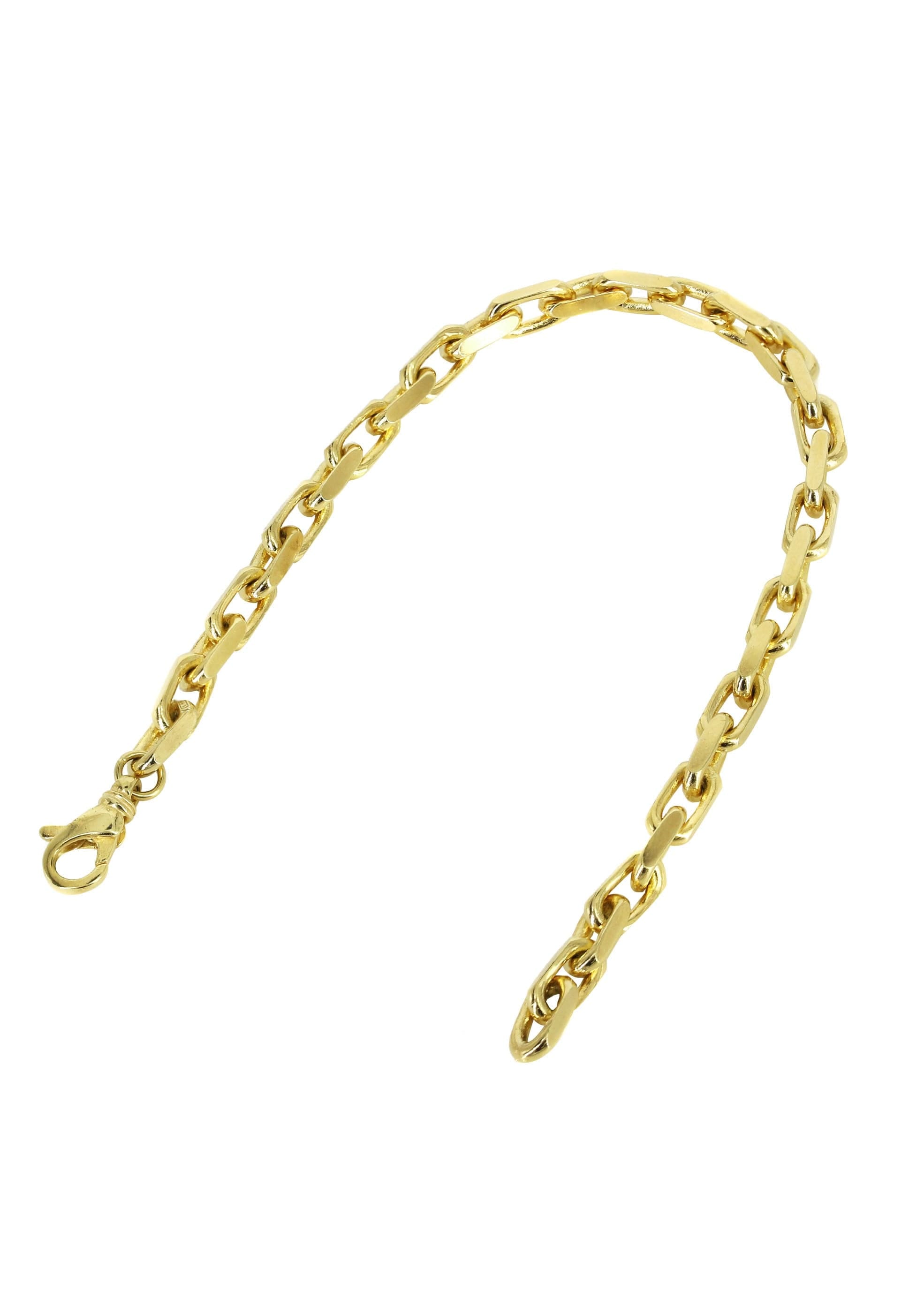 MANUFACTURER 41 Semi Solid Men's Hermes Bracelet - 10K Yellow Gold