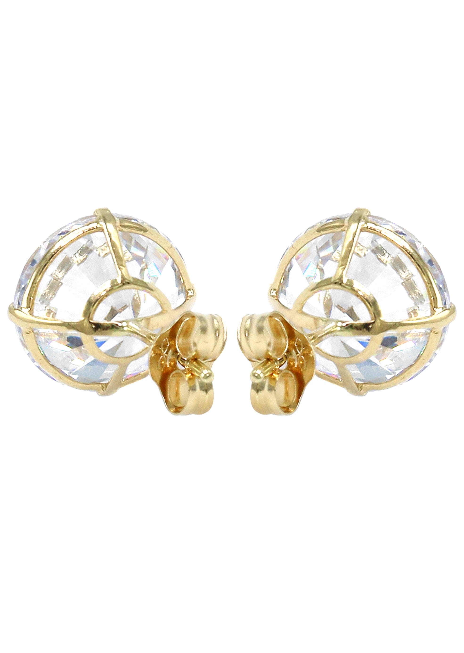 MANUFACTURER 46 Lab Grown Diamond Stud Earrings - 14K Yellow Gold