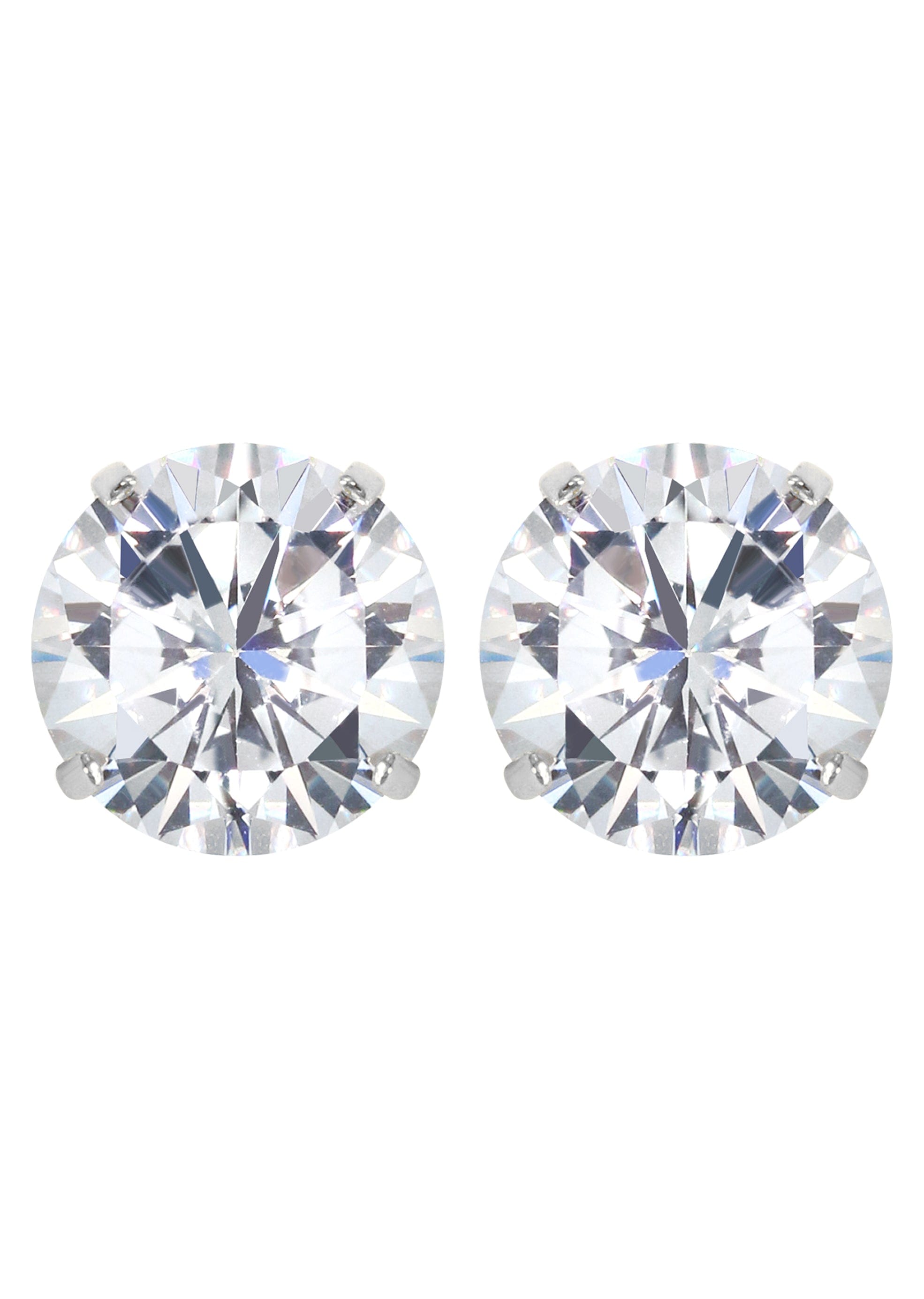 MANUFACTURER 46 Lab Grown Diamond Stud Earrings - 14K White Gold