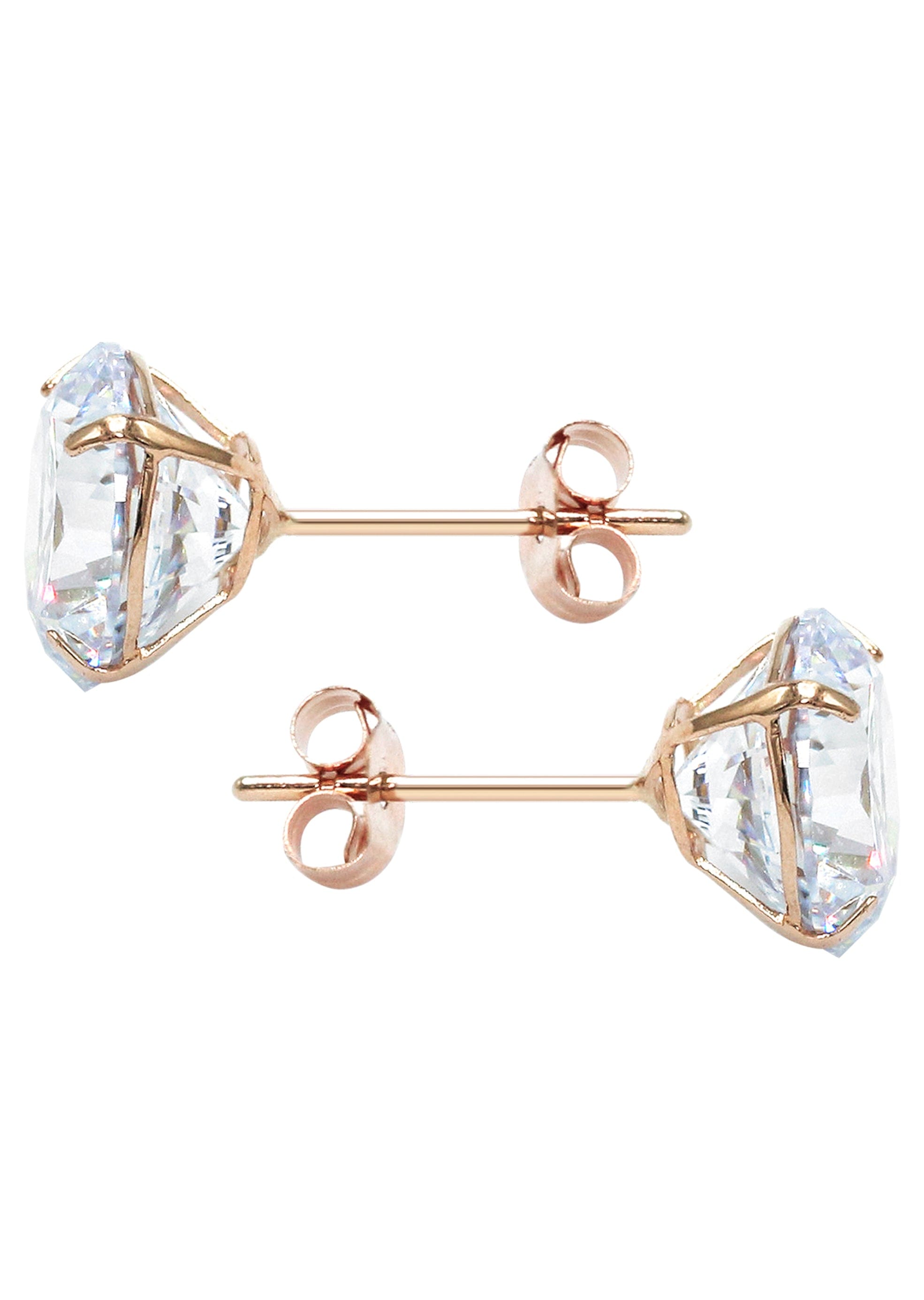 MANUFACTURER 46 Lab Grown Diamond Stud Earrings - 14K Rose Gold