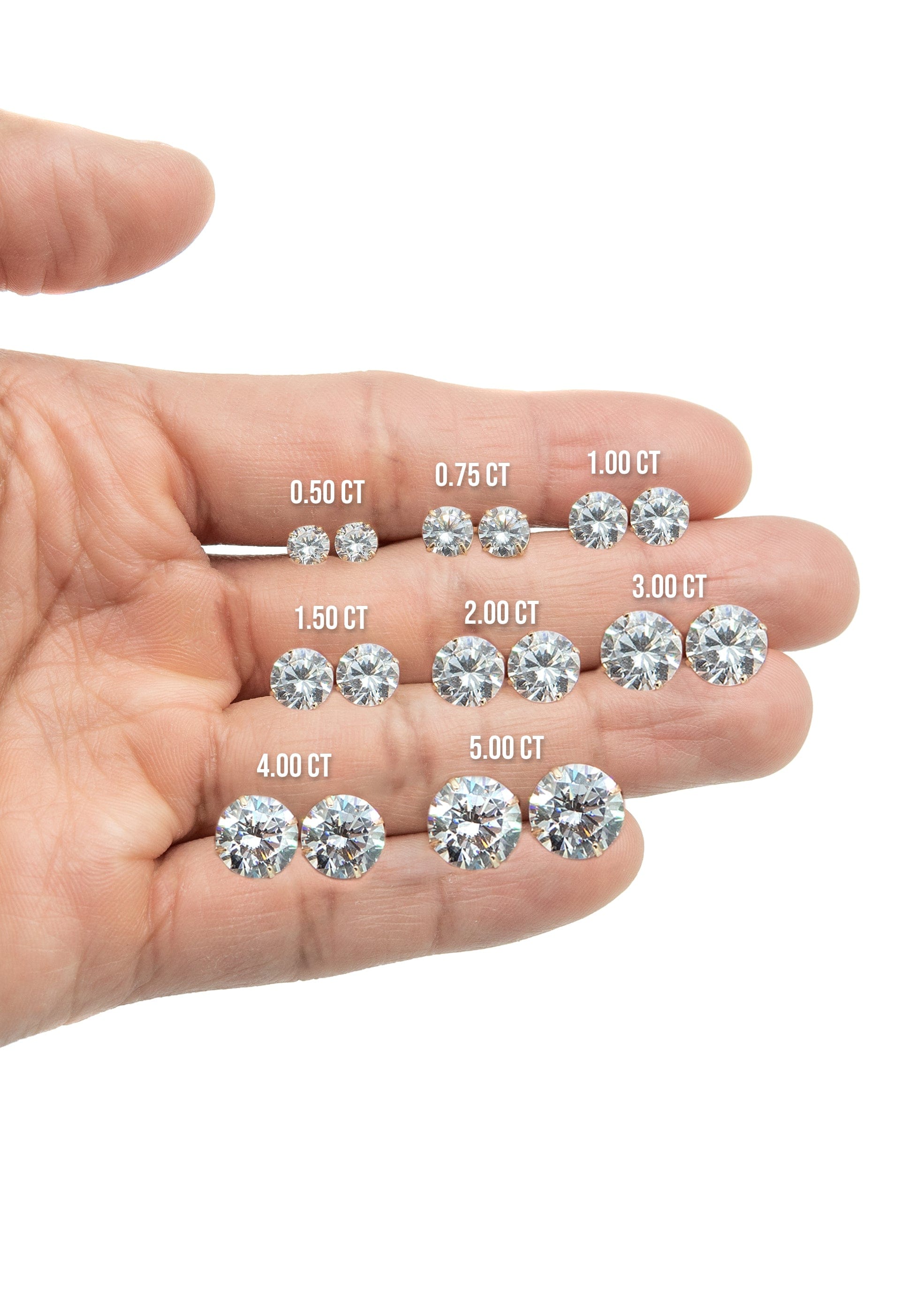 MANUFACTURER 46 Lab Grown Diamond Stud Earrings - 14K Rose Gold