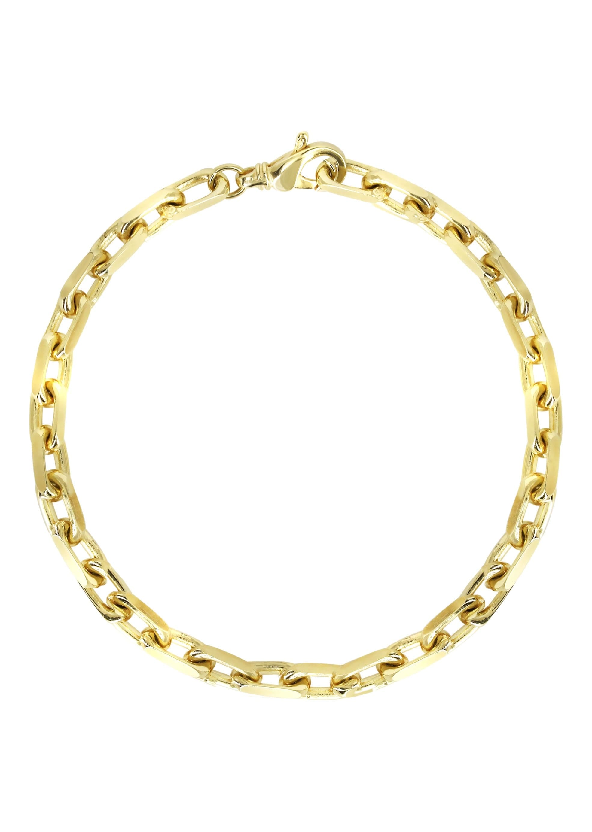 MANUFACTURER 41 Solid Men's Hermes Bracelet - 10K / 14K Yellow Gold