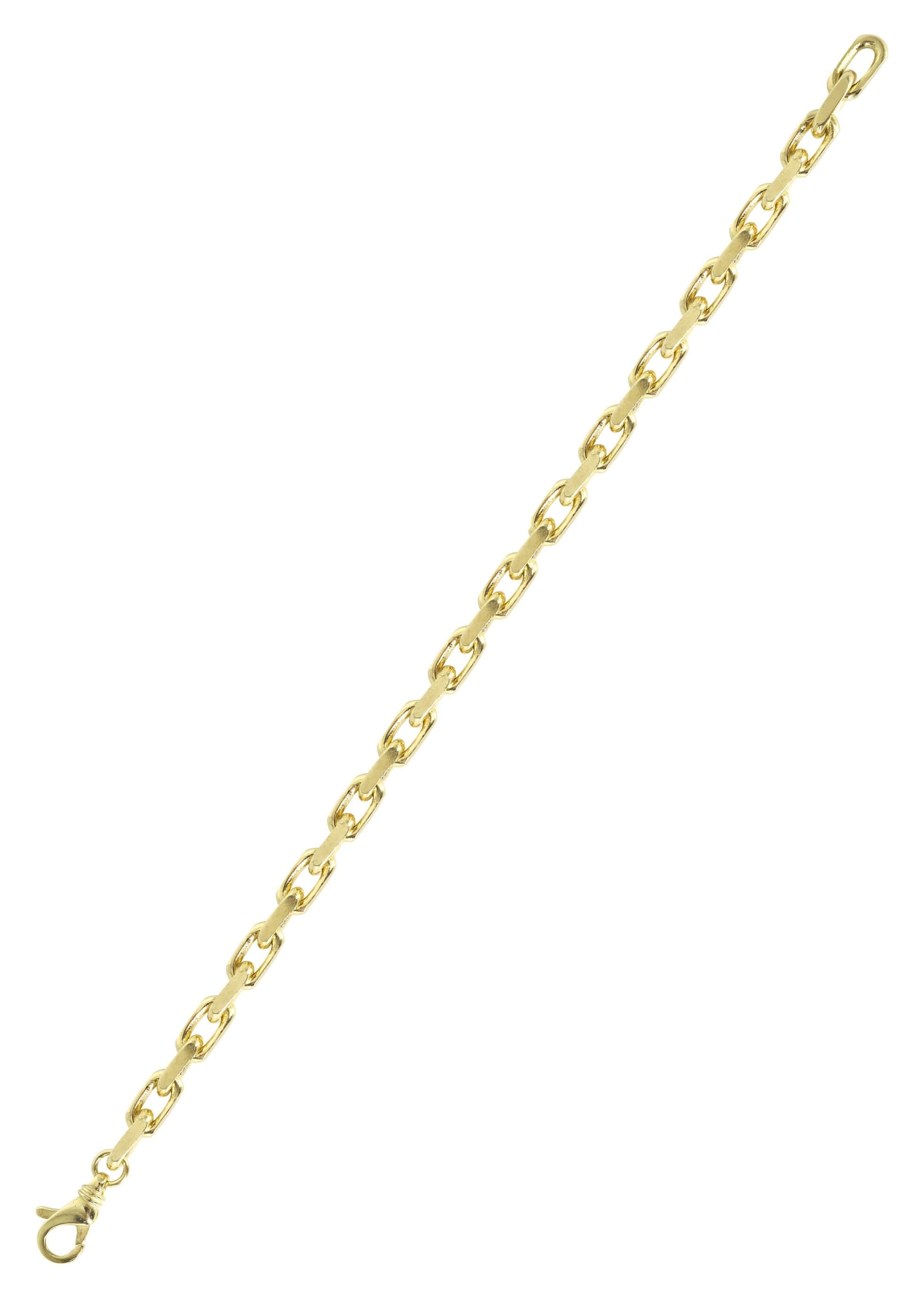 MANUFACTURER 41 Solid Men's Hermes Bracelet - 10K / 14K Yellow Gold