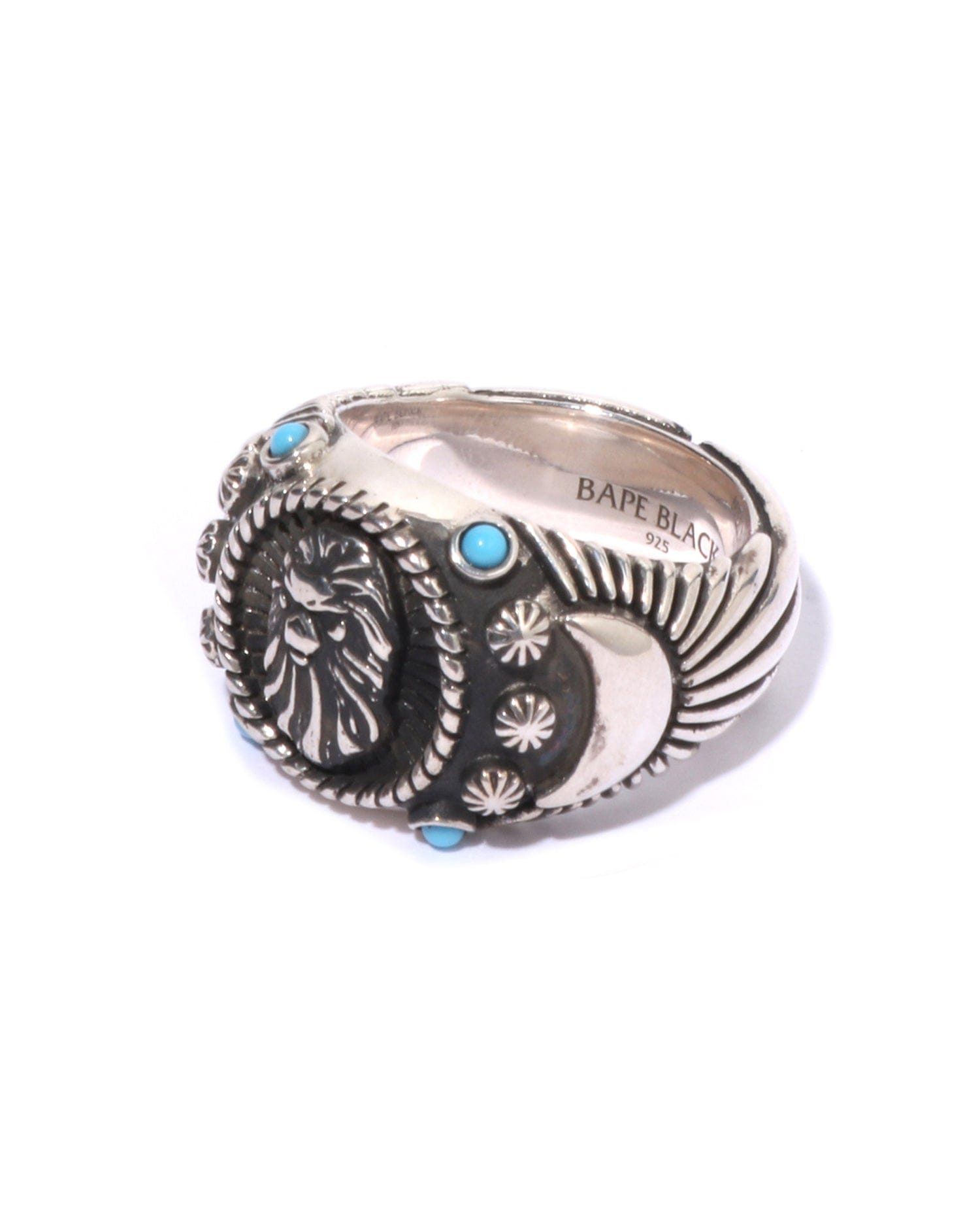 BAPE BLACK Madface Navajo Ring