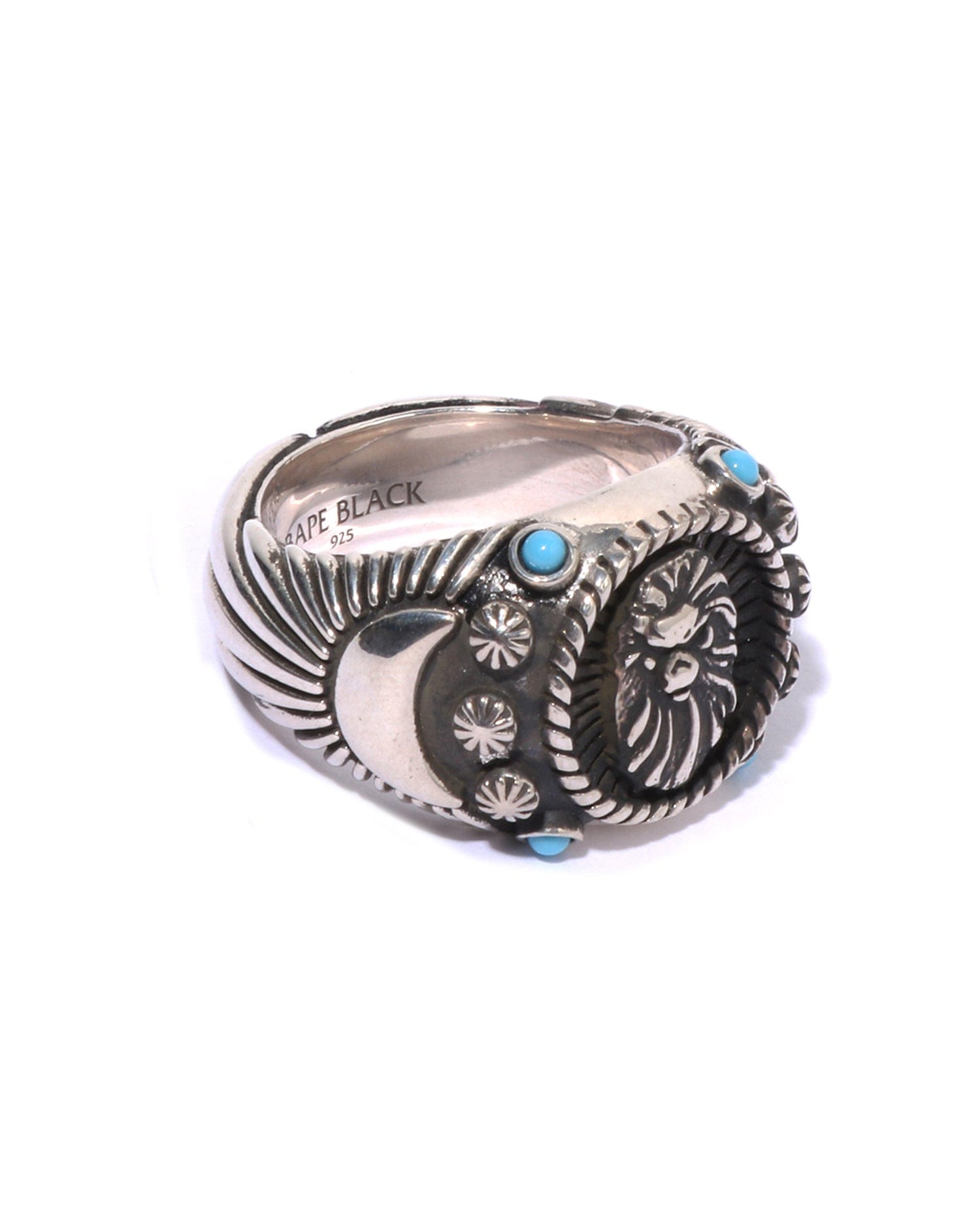 BAPE BLACK Madface Navajo Ring