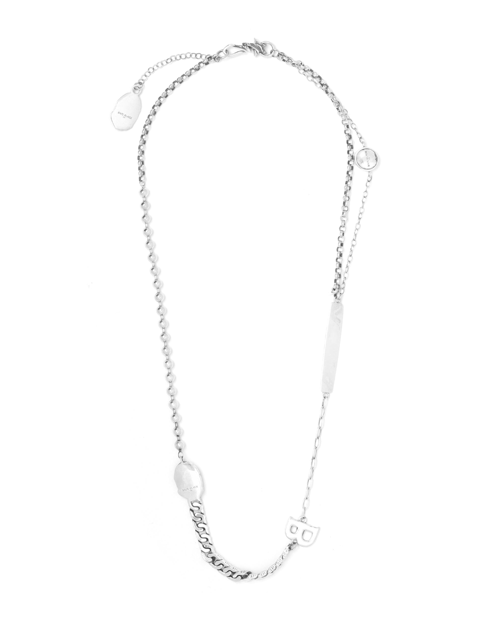 BAPE BLACK Ape head chain necklace