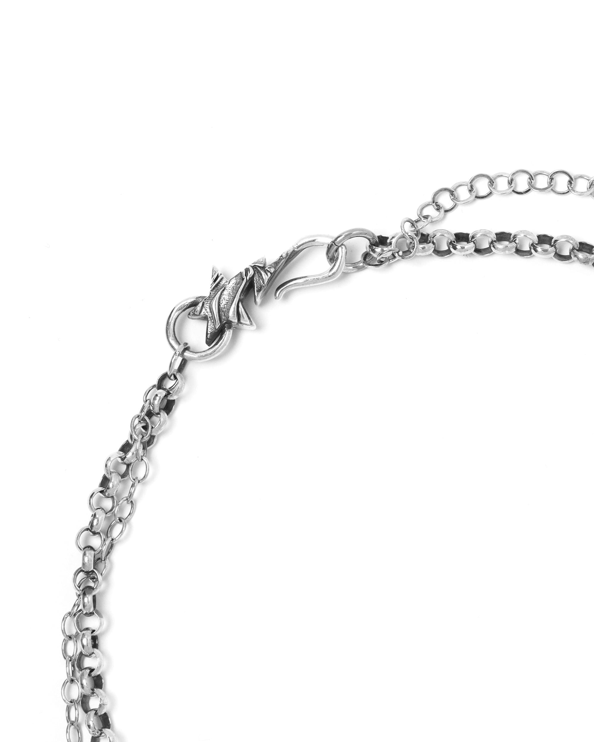 BAPE BLACK Ape head chain necklace