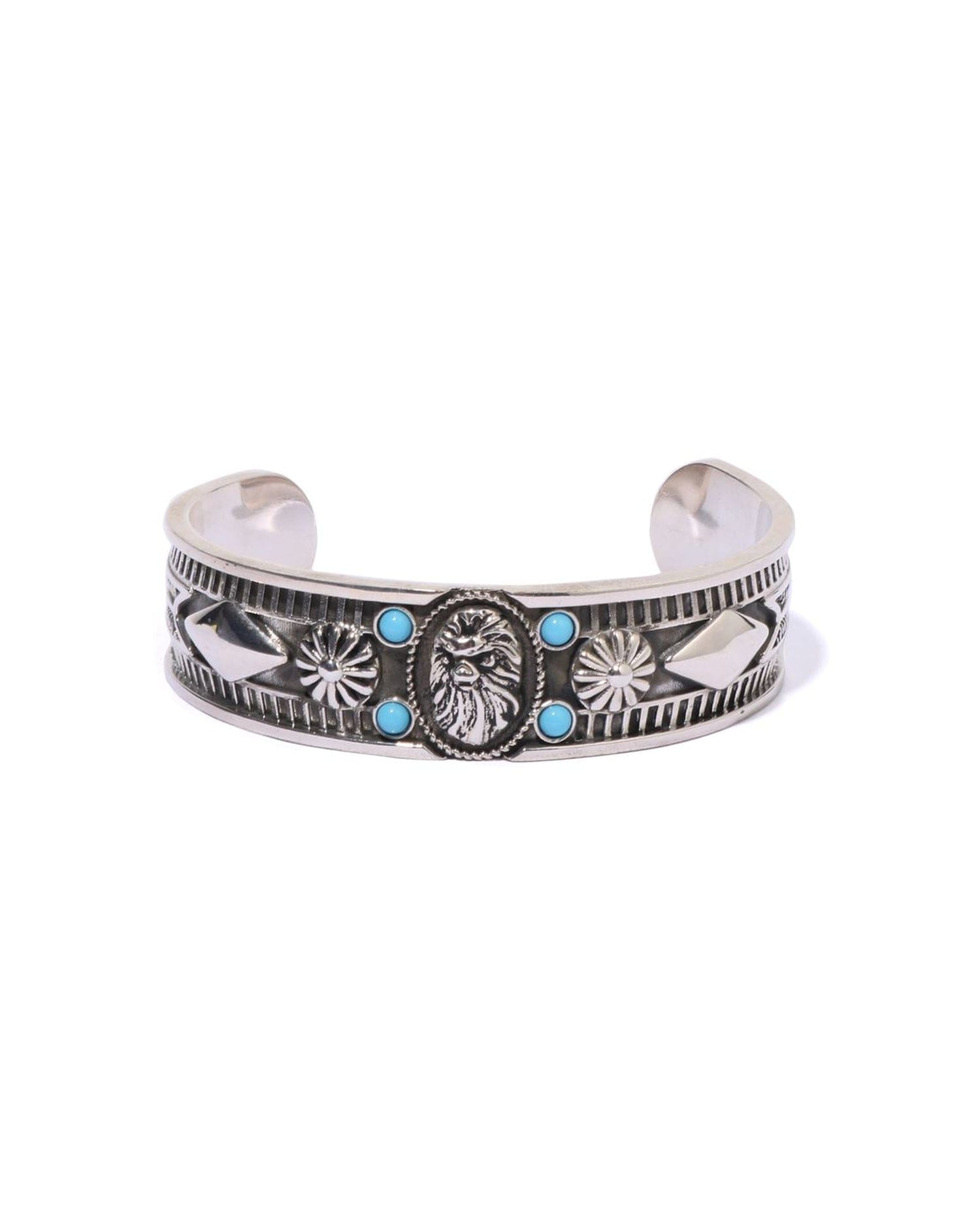 BAPE BLACK Navajo Bangle with Madface Plate