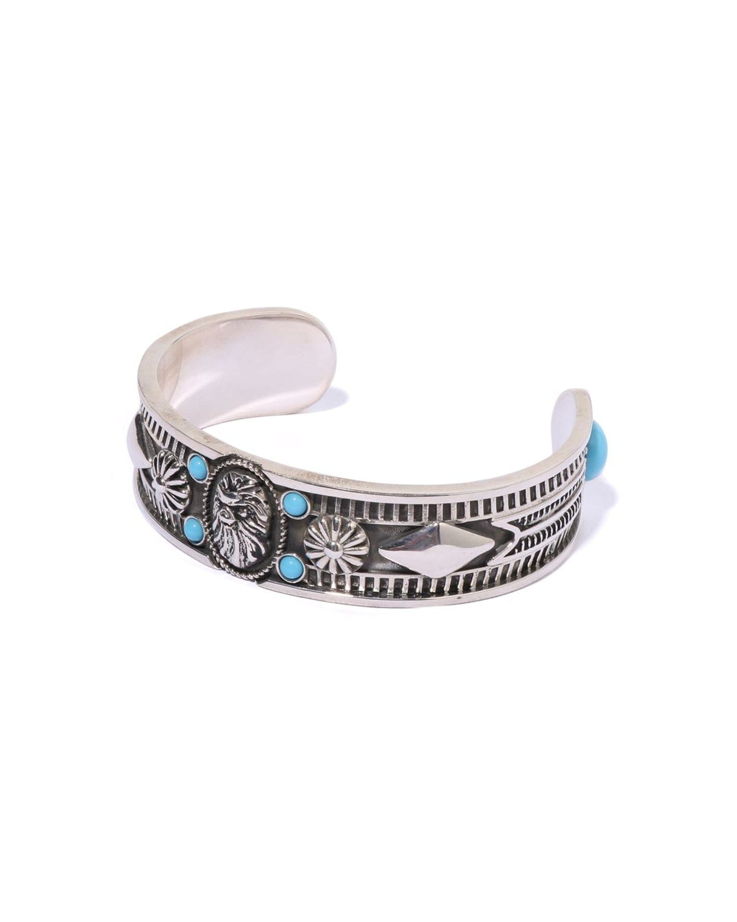 BAPE BLACK Navajo Bangle with Madface Plate