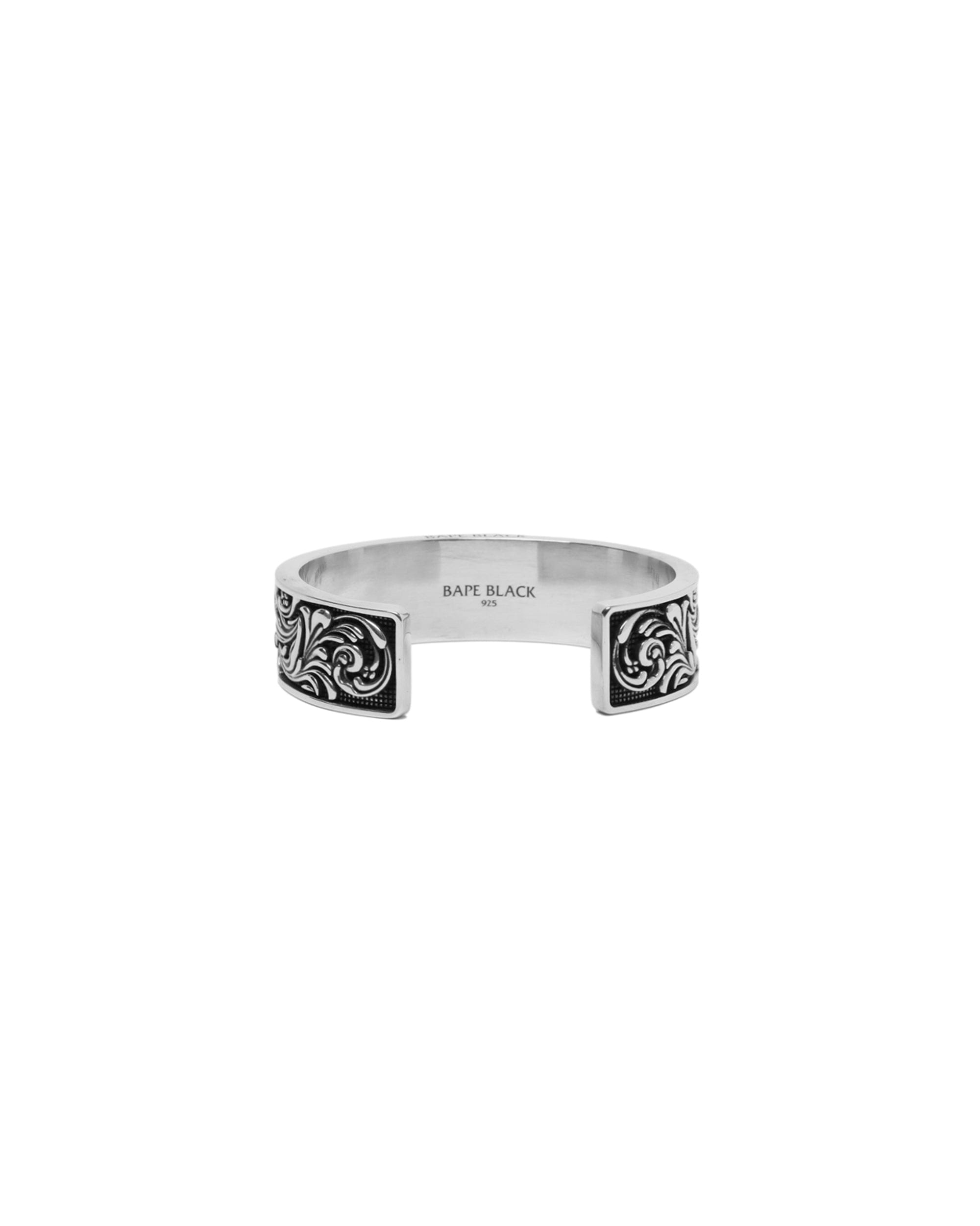 BAPE BLACK Embossed ring