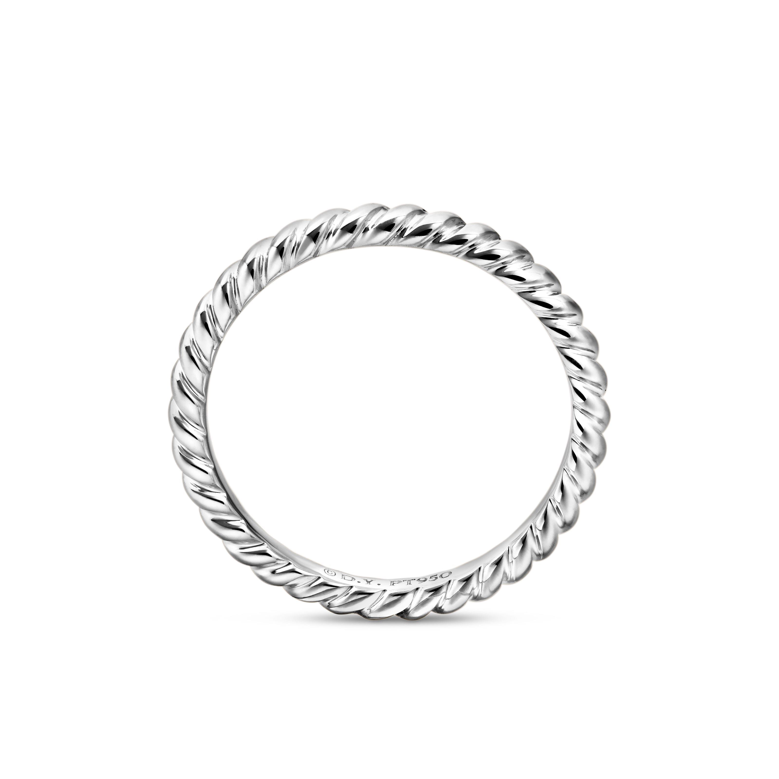 David Yurman Wedding Collection Ring in PLATINUM