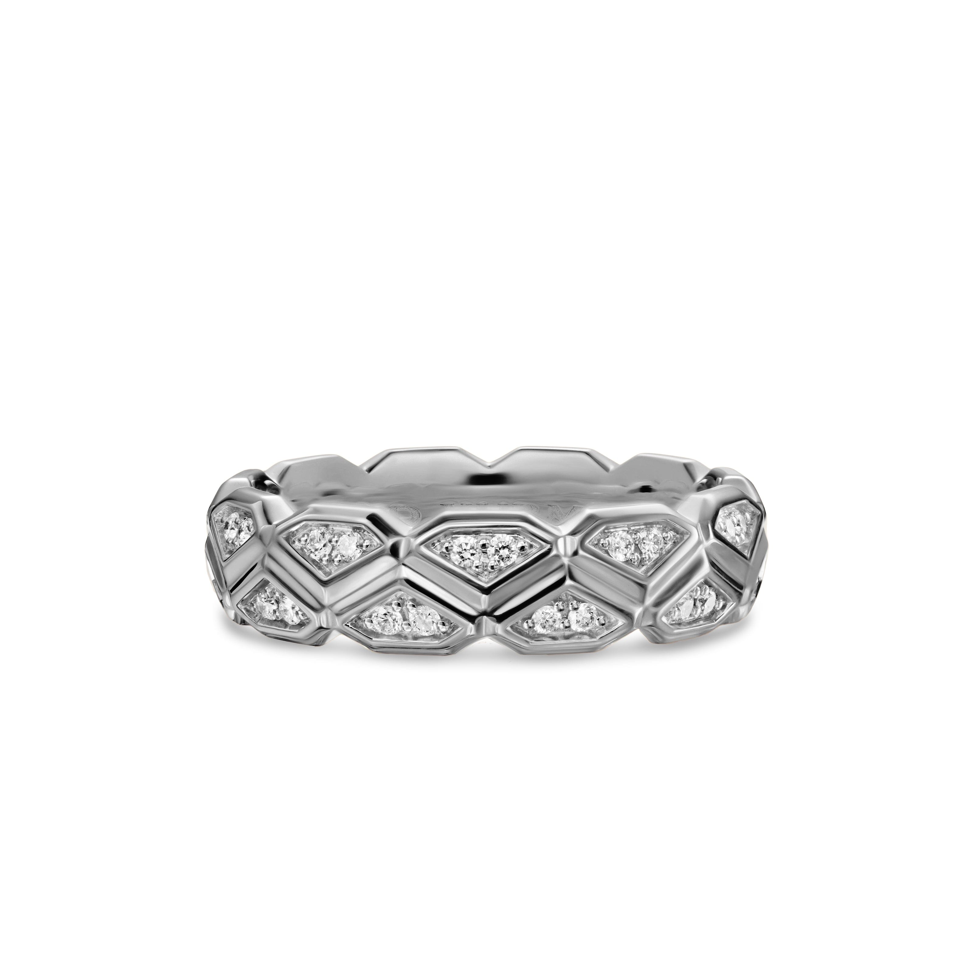 David Yurman Faceted Collection Ring in Sterling Silver