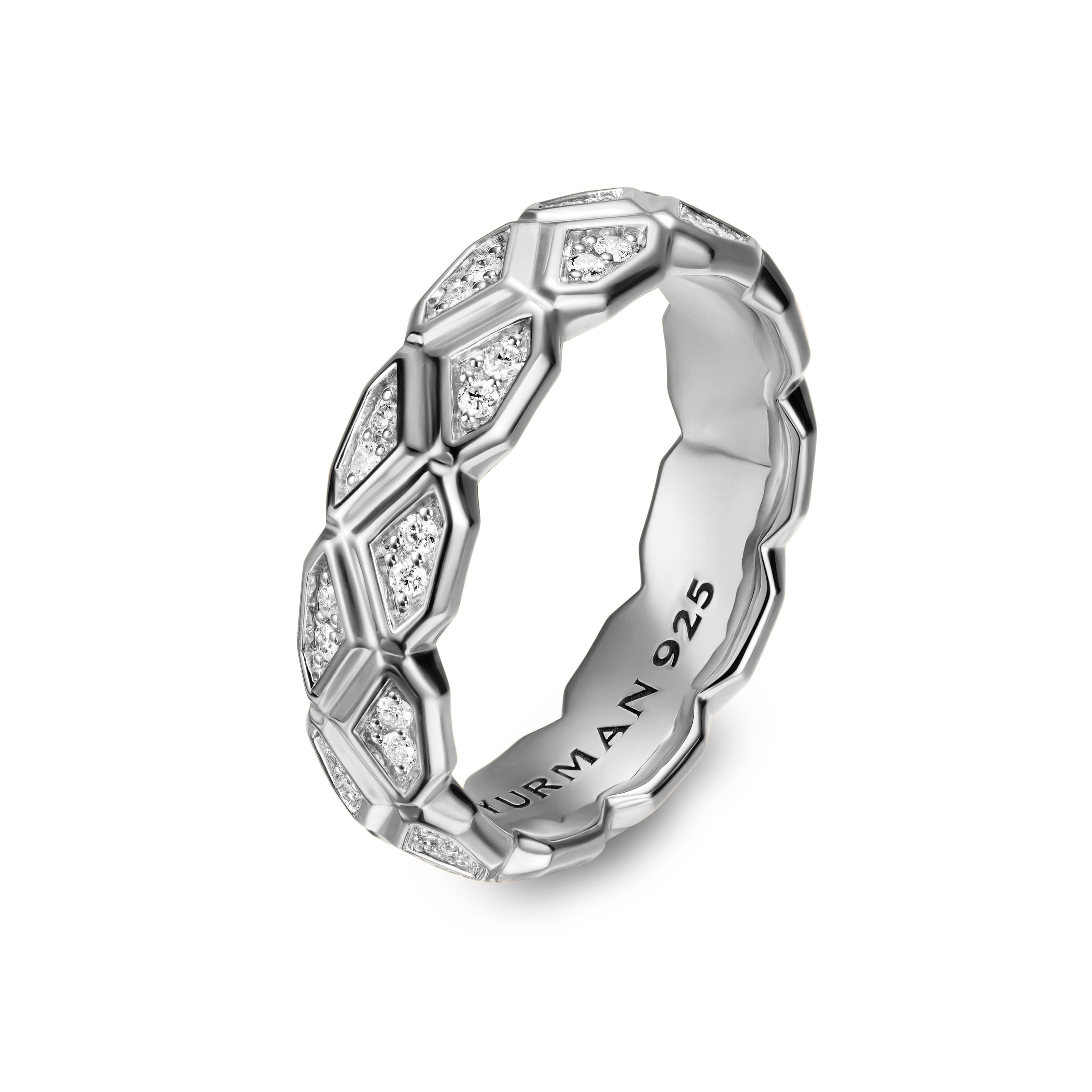 David Yurman Faceted Collection Ring in Sterling Silver