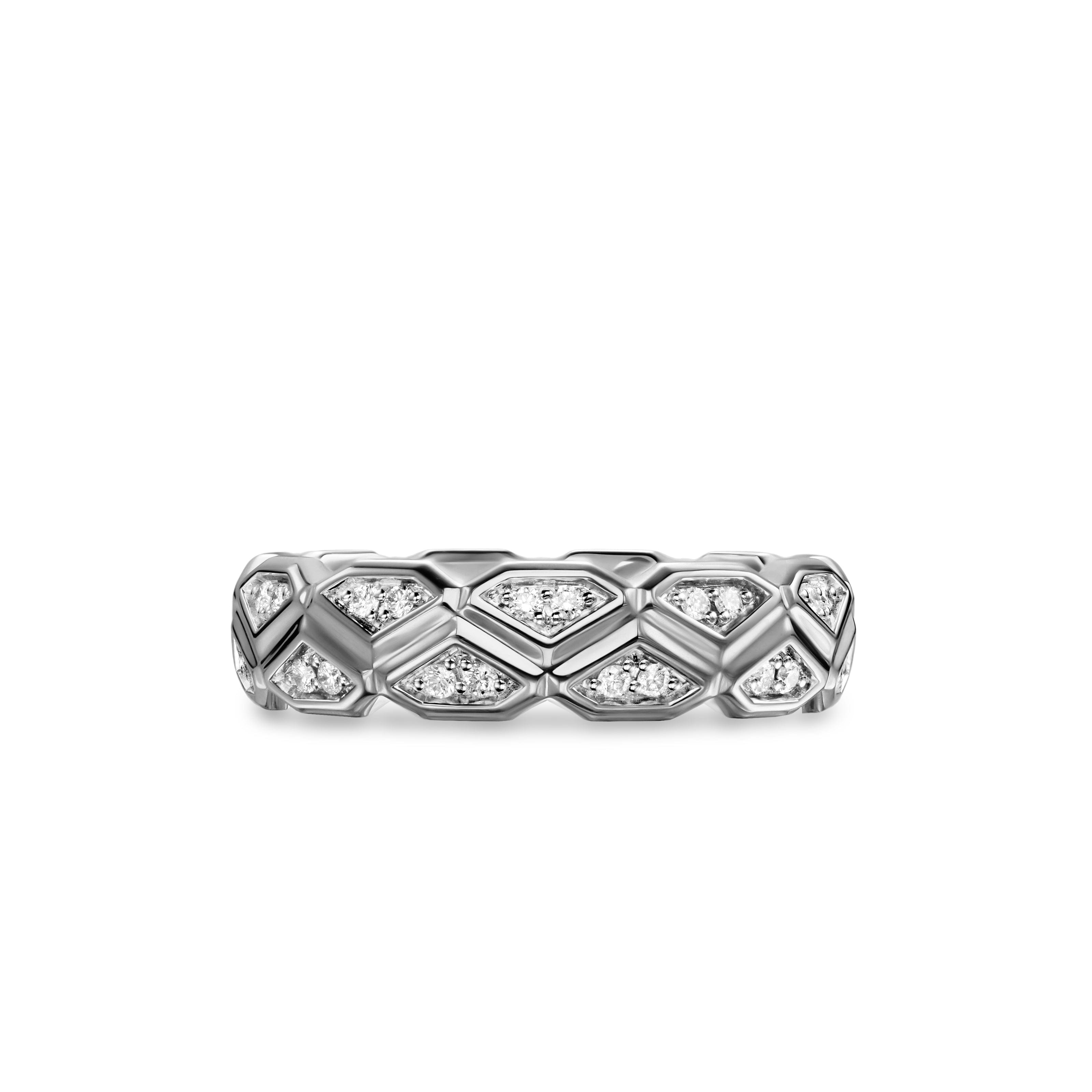David Yurman Faceted Collection Ring in Sterling Silver