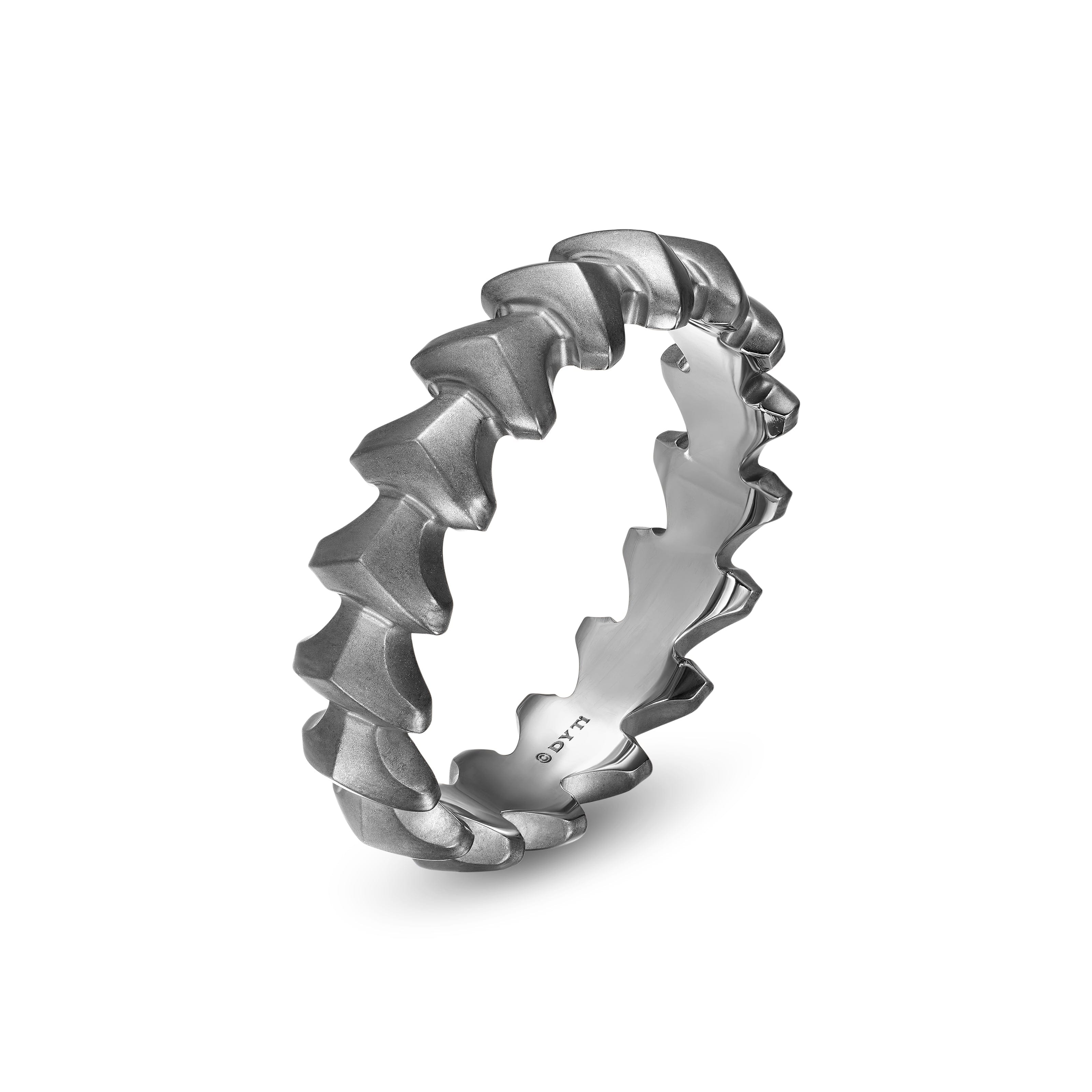 David Yurman Armory Collection Ring in Anthracite