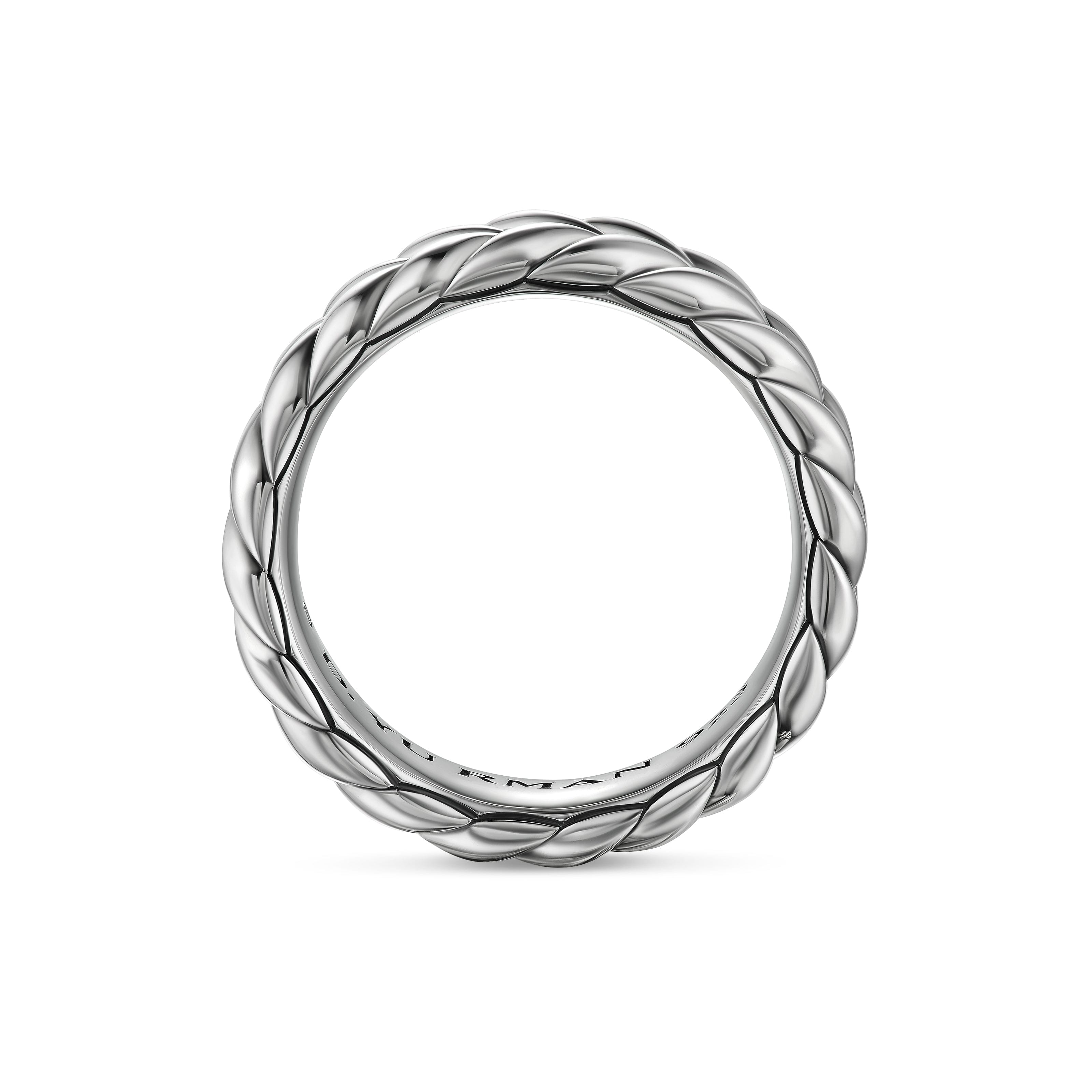 David Yurman Chevron Collection Ring in Sterling Silver