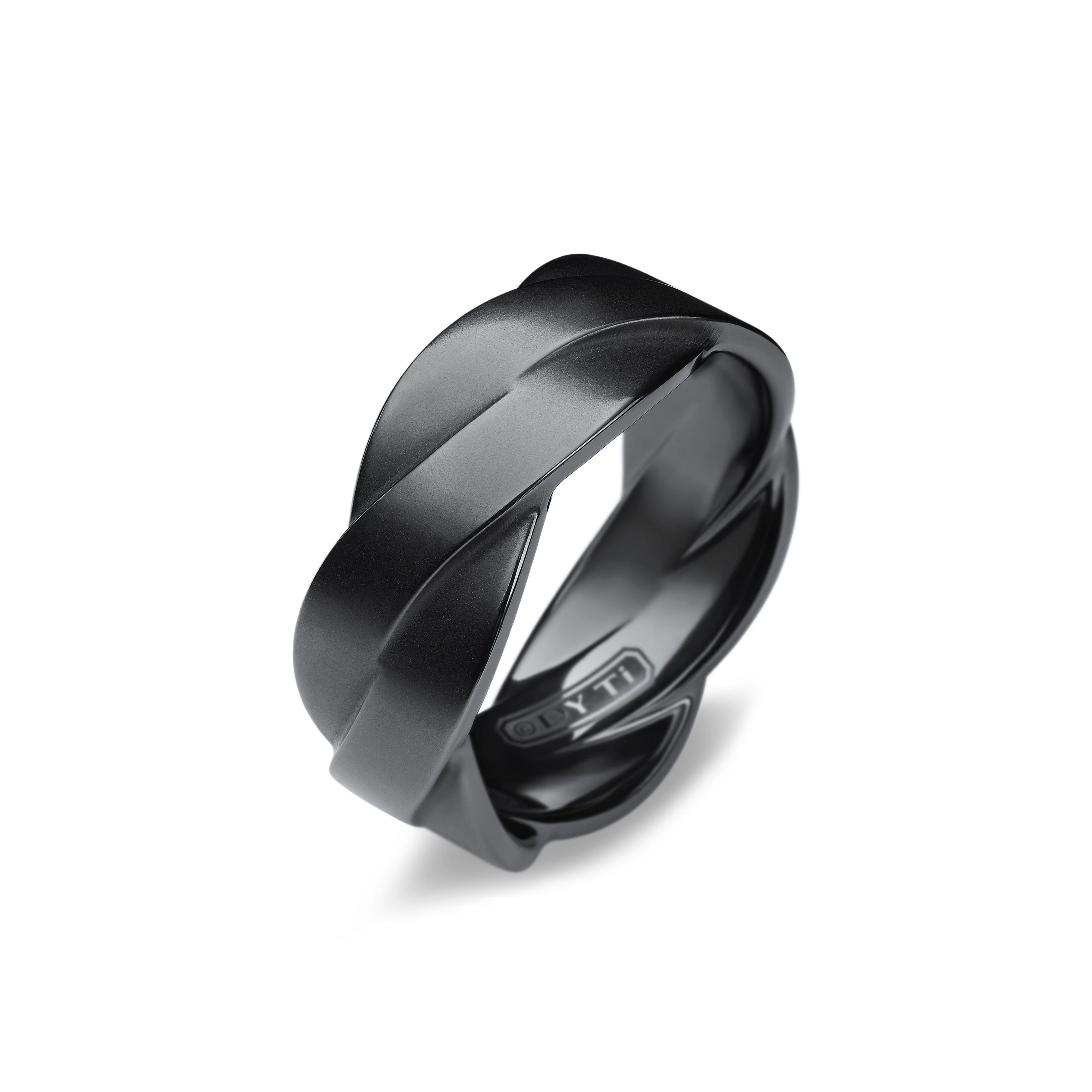 David Yurman DY Helios Collection Ring in Black Titanium